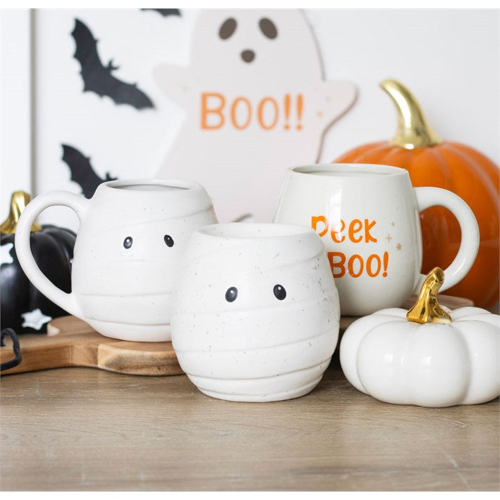 Peekaboo Ghost Mug 500ml – Hidden Surprise Halloween Cup
