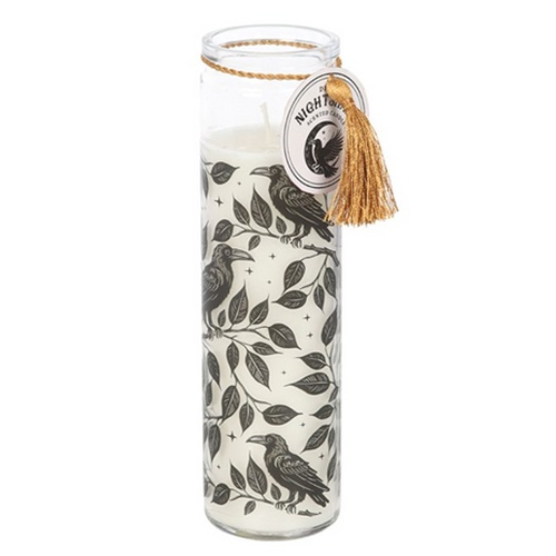 Deadly Nightshade Glass Tube Candle – Gothic 70 Hour Burn Candle