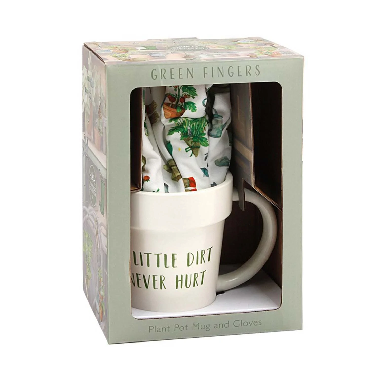 Green Fingers Mug & Glove Gift Set