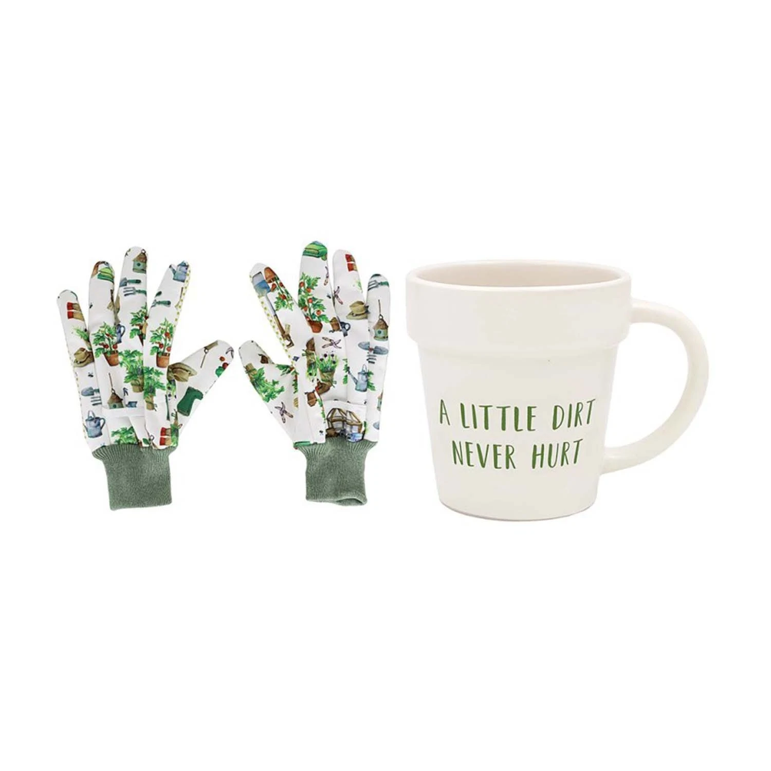 Green Fingers Mug & Glove Gift Set