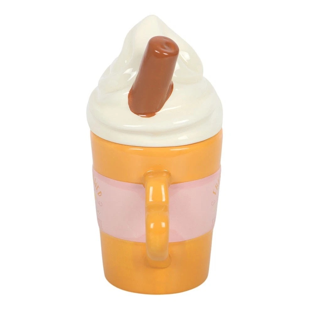 Pumpkin Spice Latte Mug with Lid – Autumn Ceramic Mug