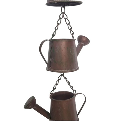 Watering Can Rain Chain – Decorative Hanging Garden Ornament