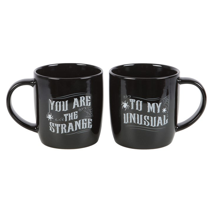 You Are The Strange Mug Set – Gothic Couple Cups 350ml