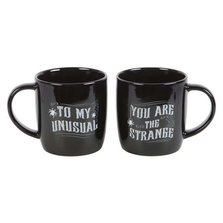 You Are The Strange Mug Set – Gothic Couple Cups 350ml