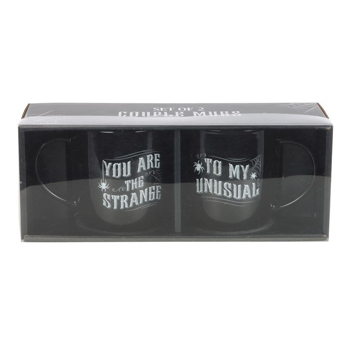 You Are The Strange Mug Set – Gothic Couple Cups 350ml