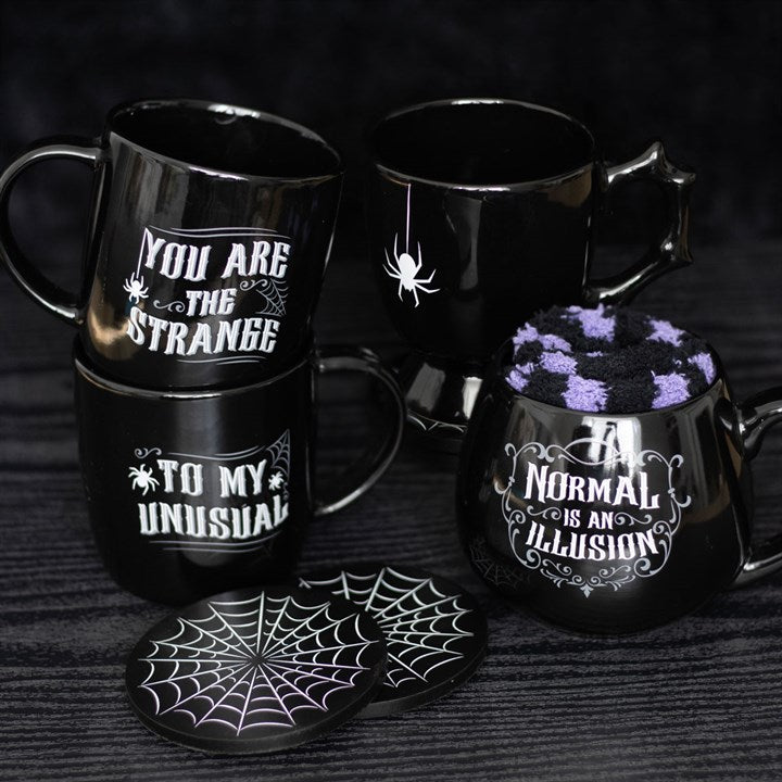 You Are The Strange Mug Set – Gothic Couple Cups 350ml