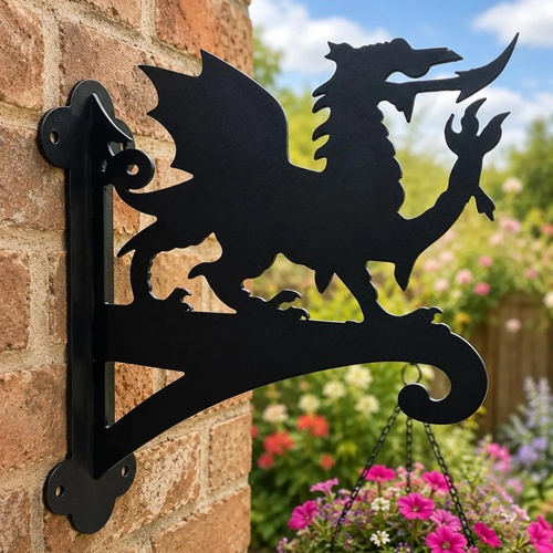 Welsh Dragon Ornamental Hanging Bracket
