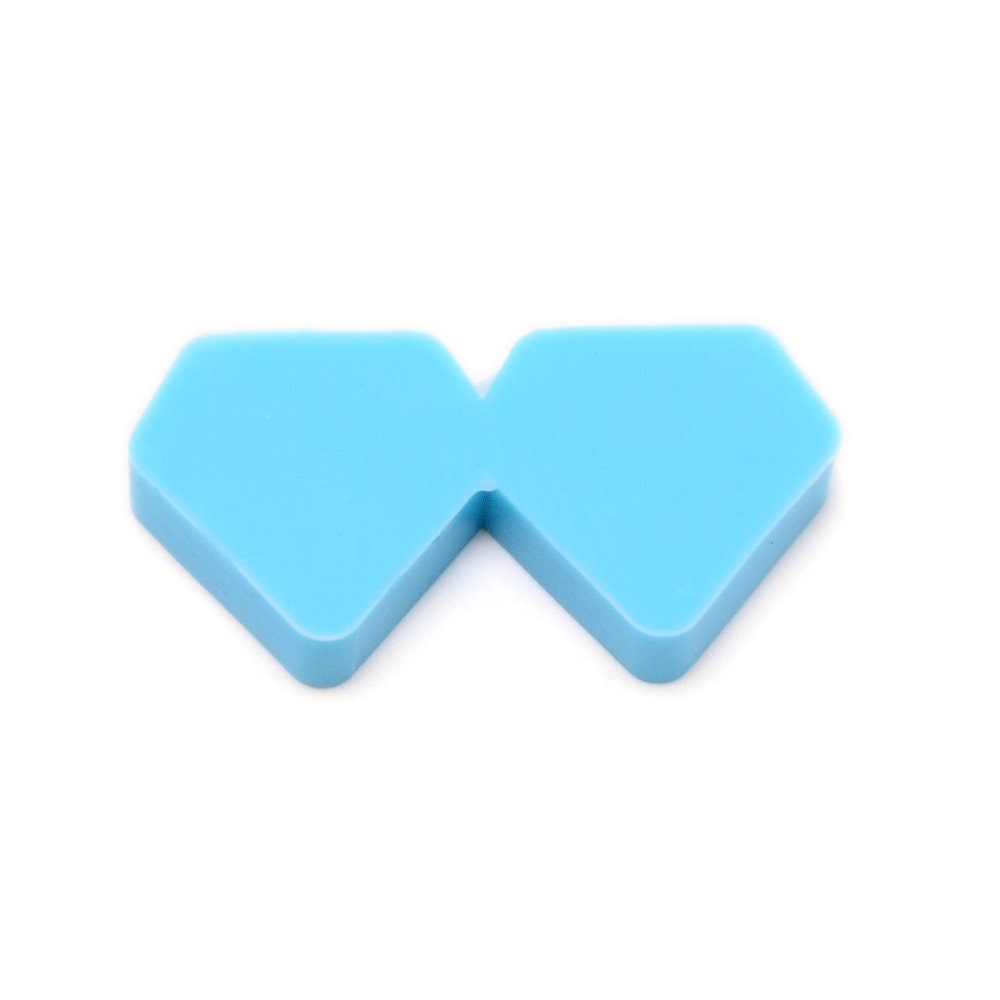 Diamond Shape Silicone Molds Soap Candle Fondant Baking Chocolate DIY