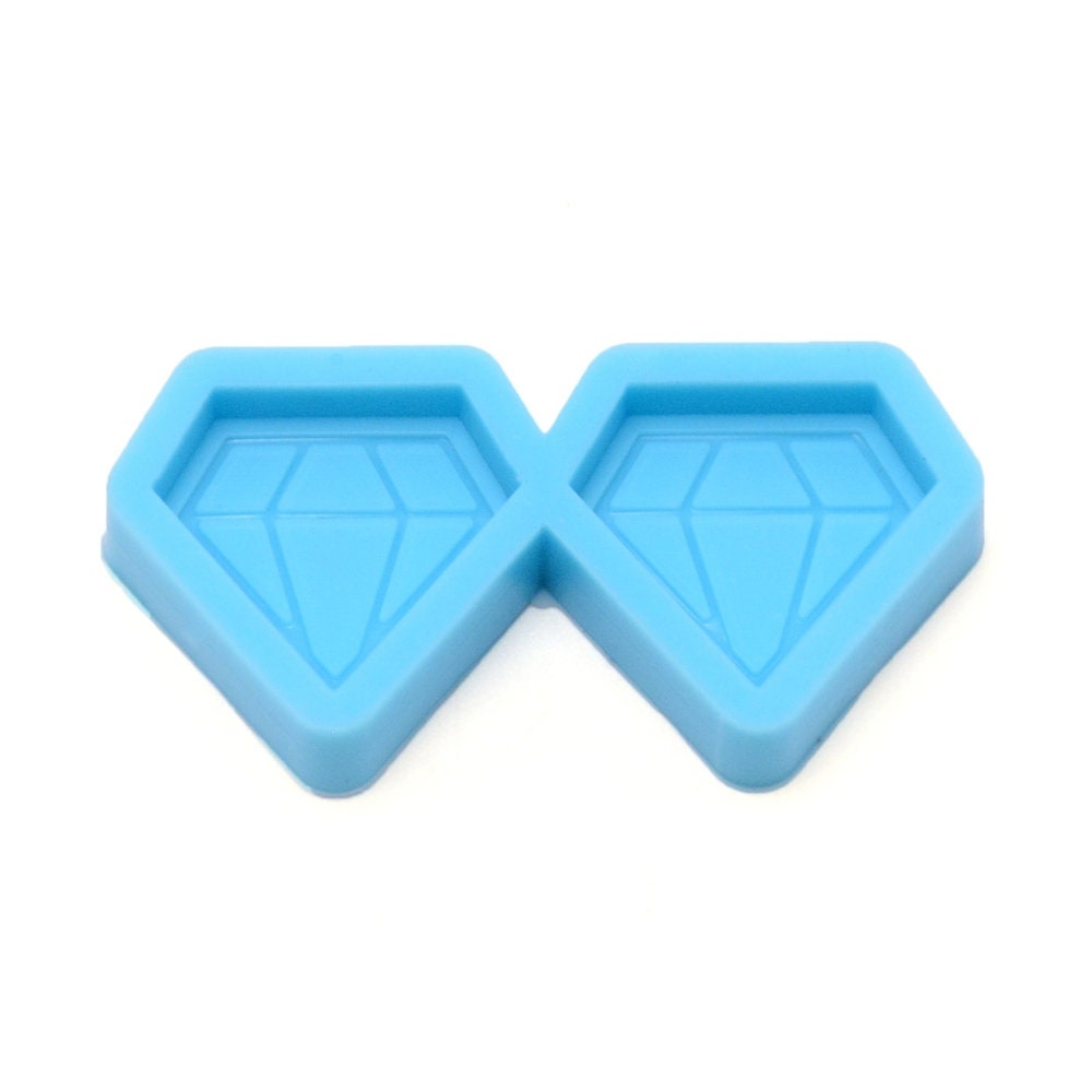 Diamond Shape Silicone Molds Soap Candle Fondant Baking Chocolate DIY