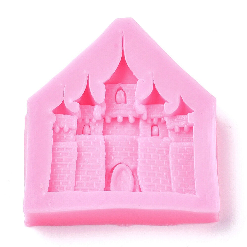 Princess Castle Food Grade Silicone Molds Soap Candle Fondant Baking Chocolate