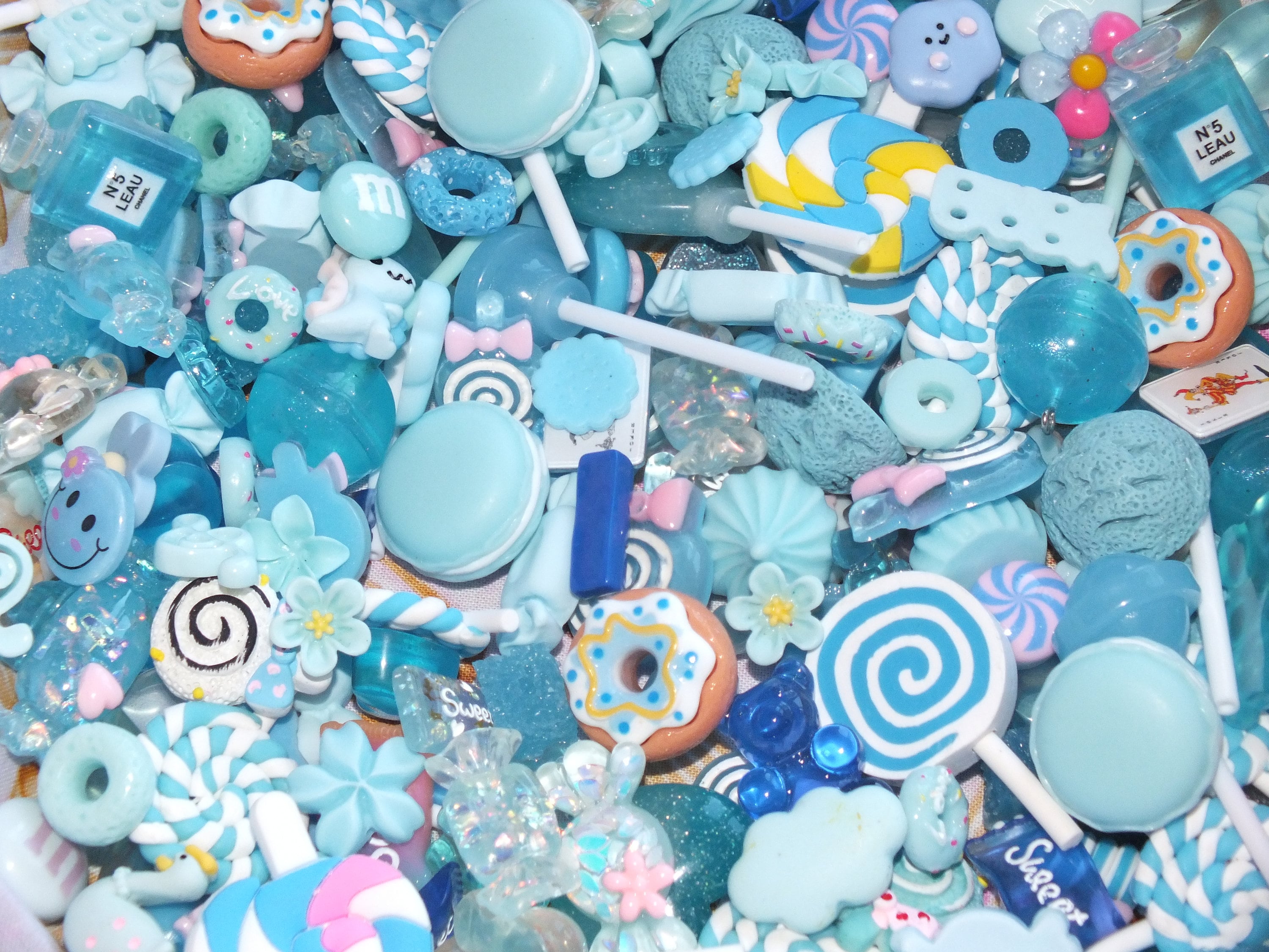 New Designs Mixed Candy Resin & Clay Lollipop Sweets Fake Flatback Food Charms Cabochon DIY Choose C