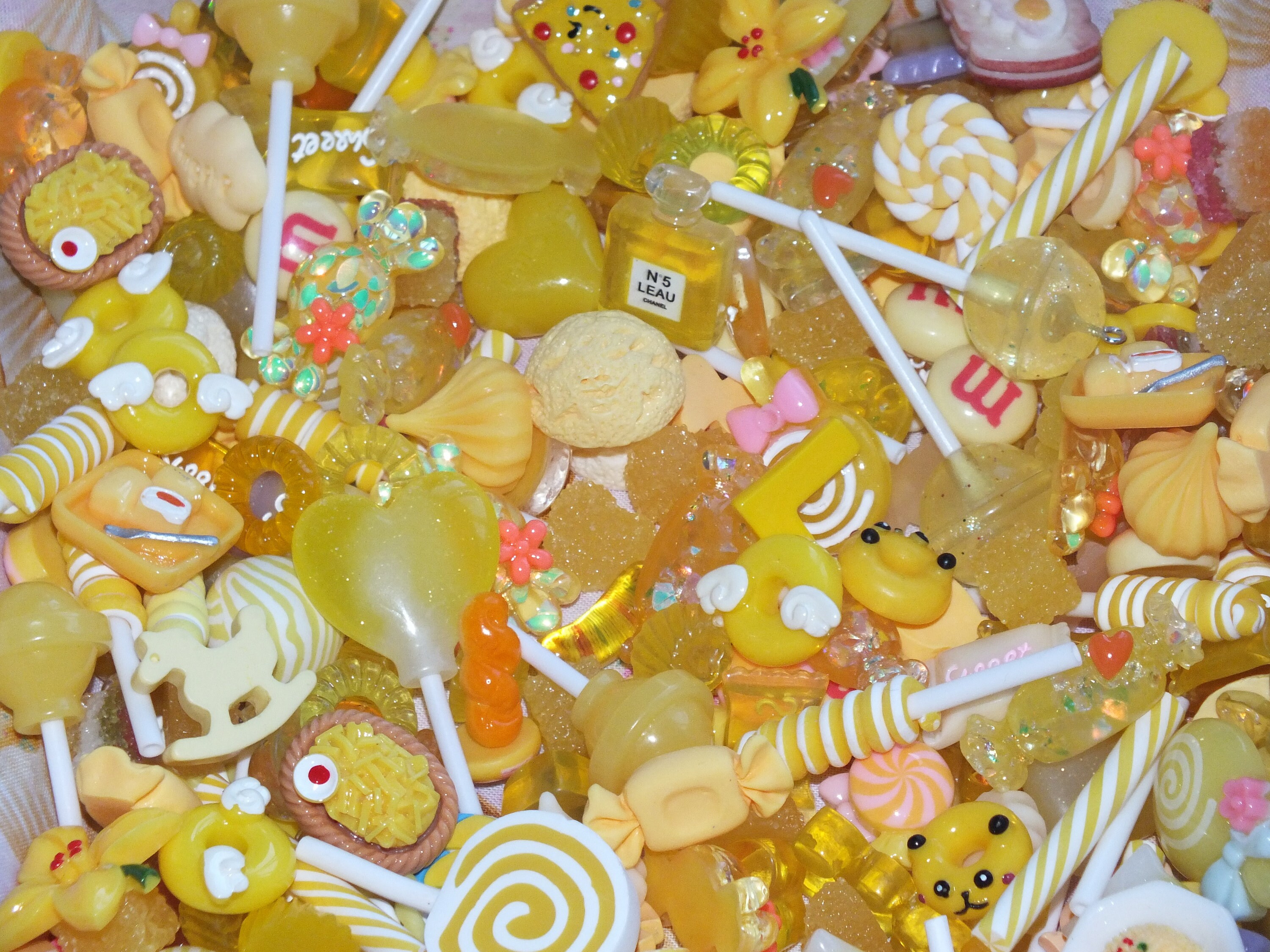 New Designs Mixed Candy Resin & Clay Lollipop Sweets Fake Flatback Food Charms Cabochon DIY Choose C