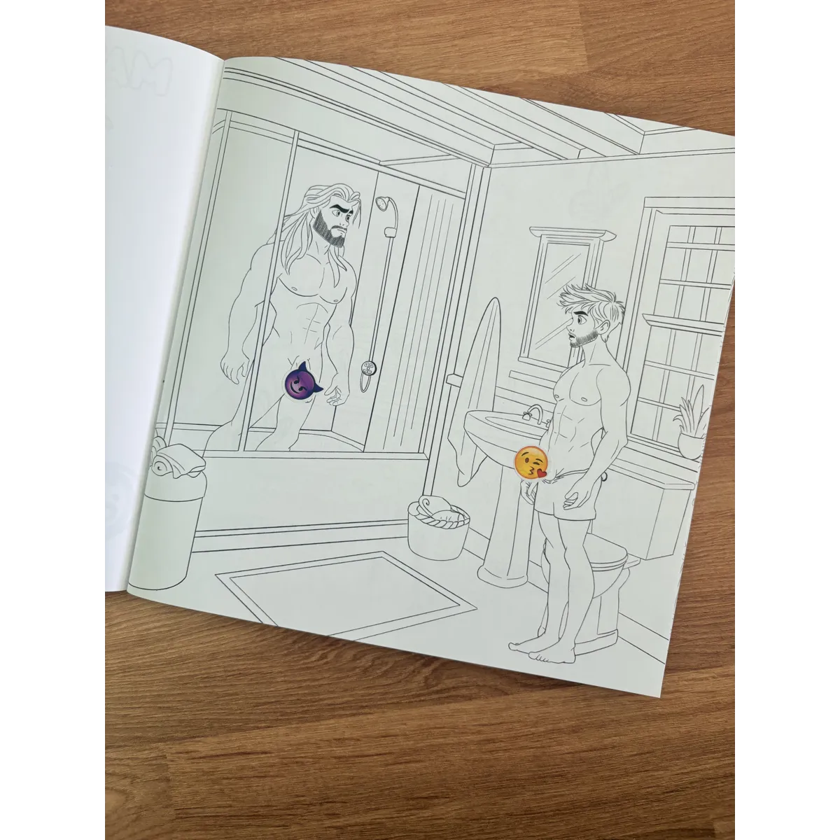 COLLECTION AT SIGNING Meadowside NSFW Colouring Book