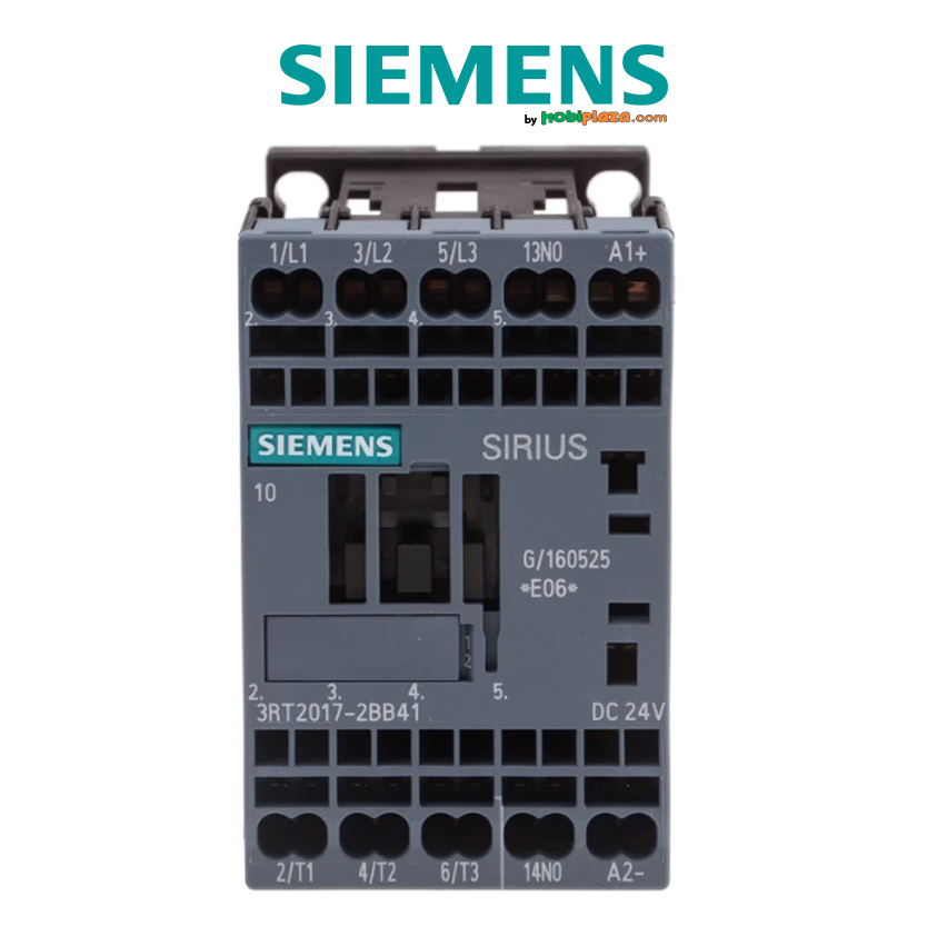 Kontaktor Siemens SIRIUS 3RT Size S00 – 3RT2 24 V dc 3-Pole, 12 A, 5.5 ...