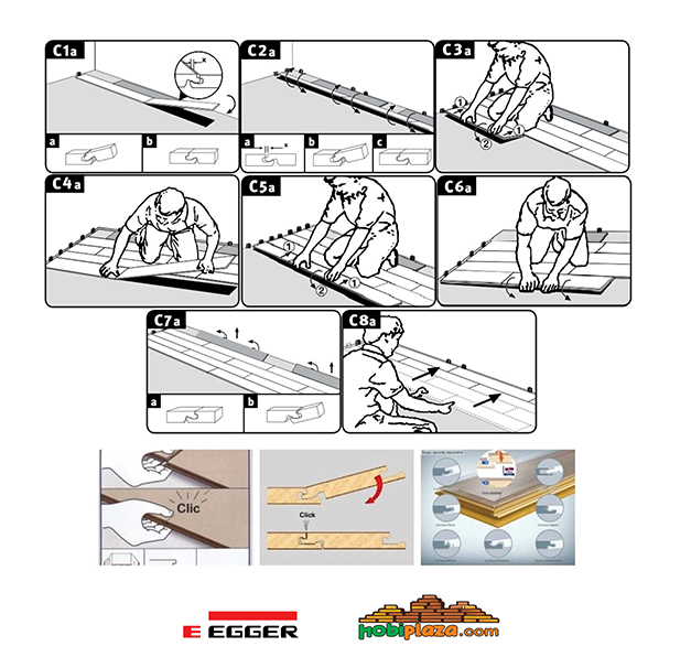 Llaminat E-EGGER PRO 8 MM EPL182 CLASSIC AC3 Kl31 NATURAL WILD OAK ...