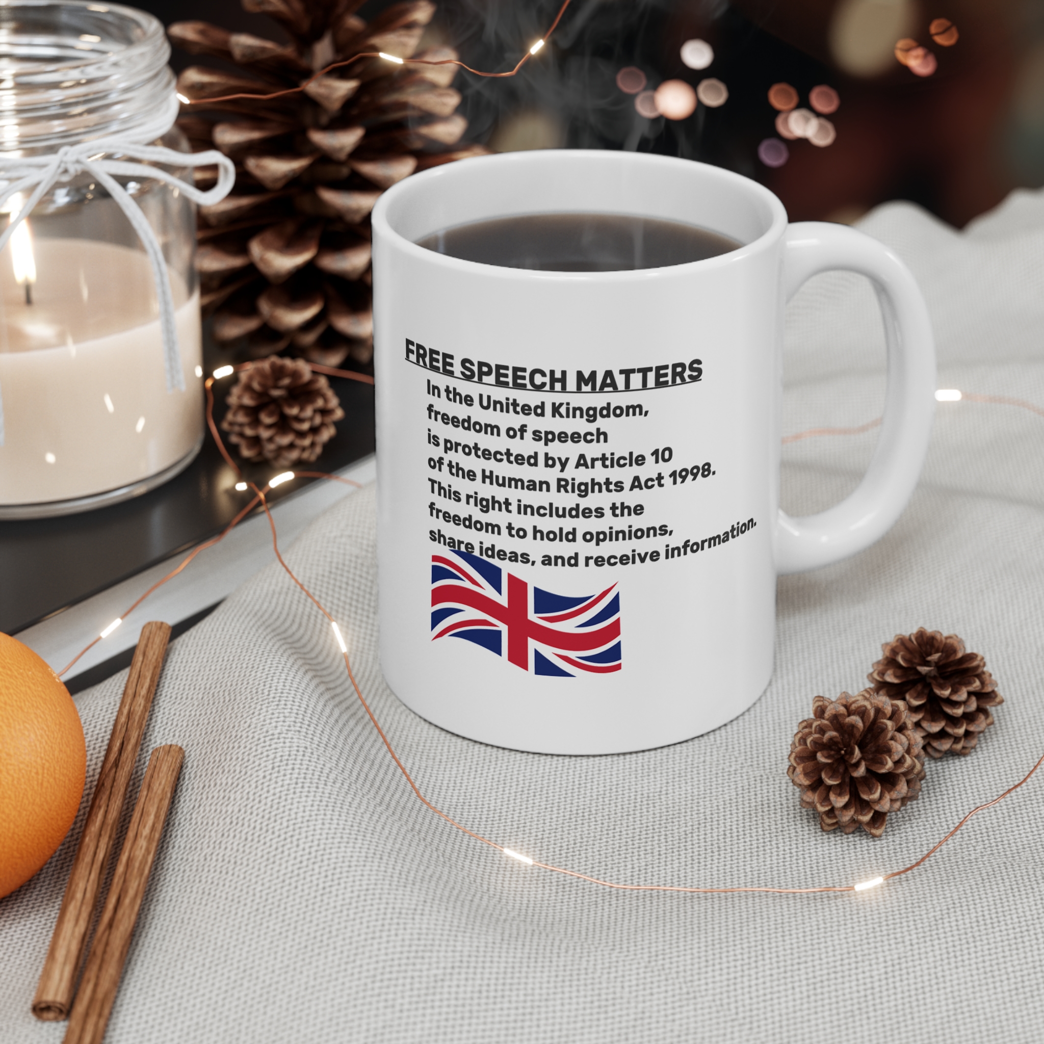 Free Speech Matters coffee Mug
