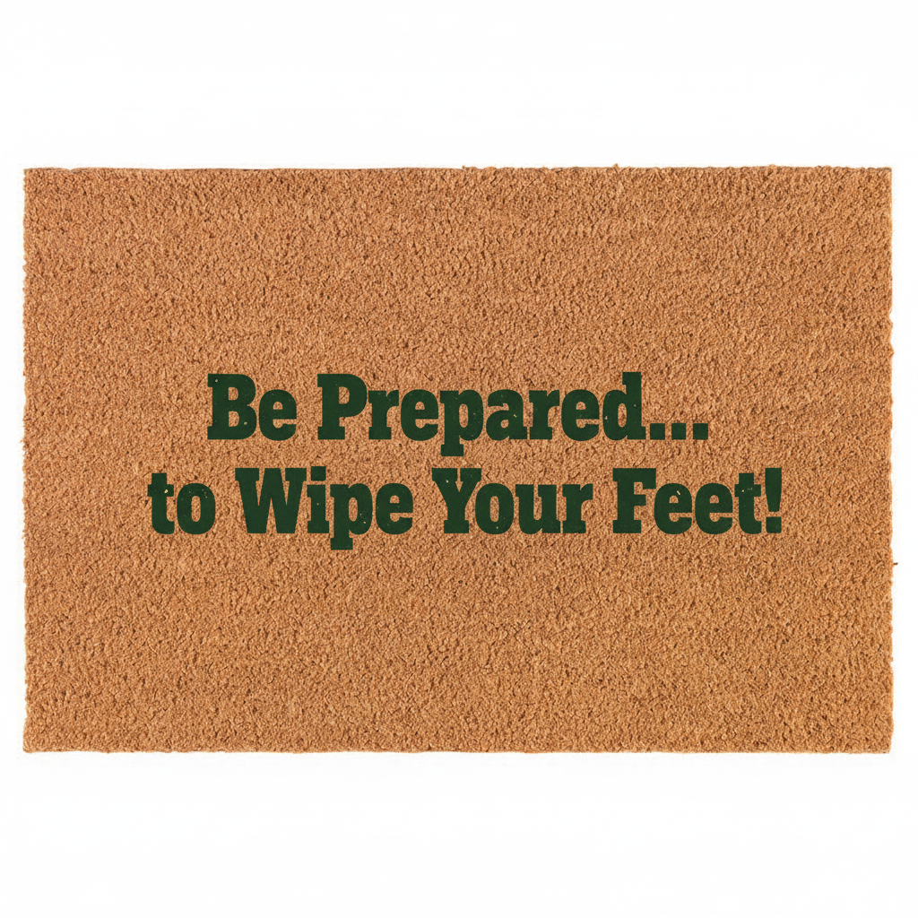 Be Prepared... For Cleaner Floors!