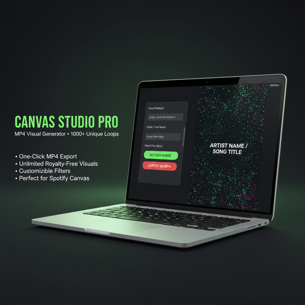 Canvas Studio PRO - MP4 Visual Generator (1000+ Unique Loops)