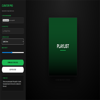 Software-Spotify Curator Suite PRO: Your Brand, Your Playlist