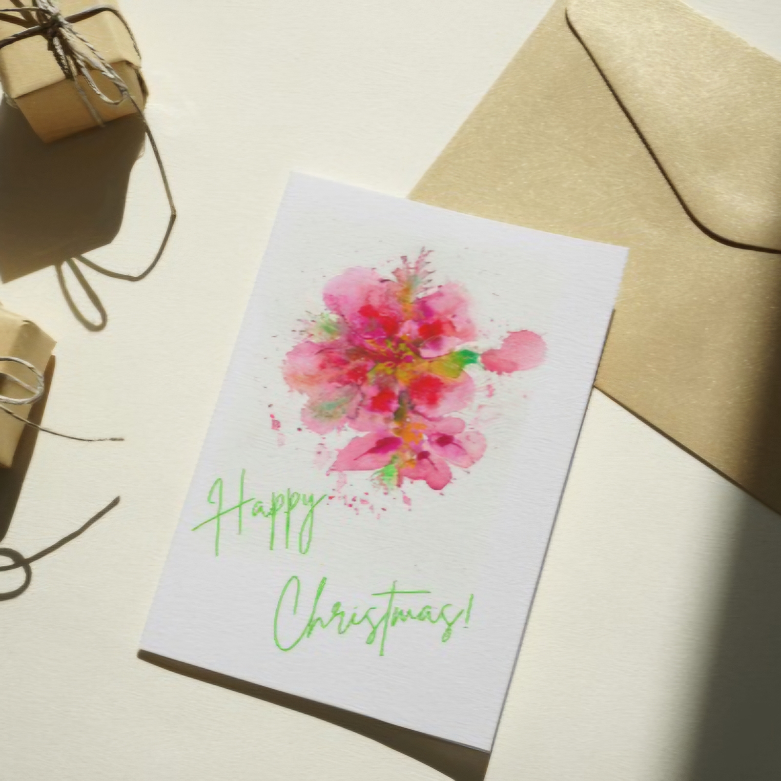 A6 Greeting Card - Christmas Rose