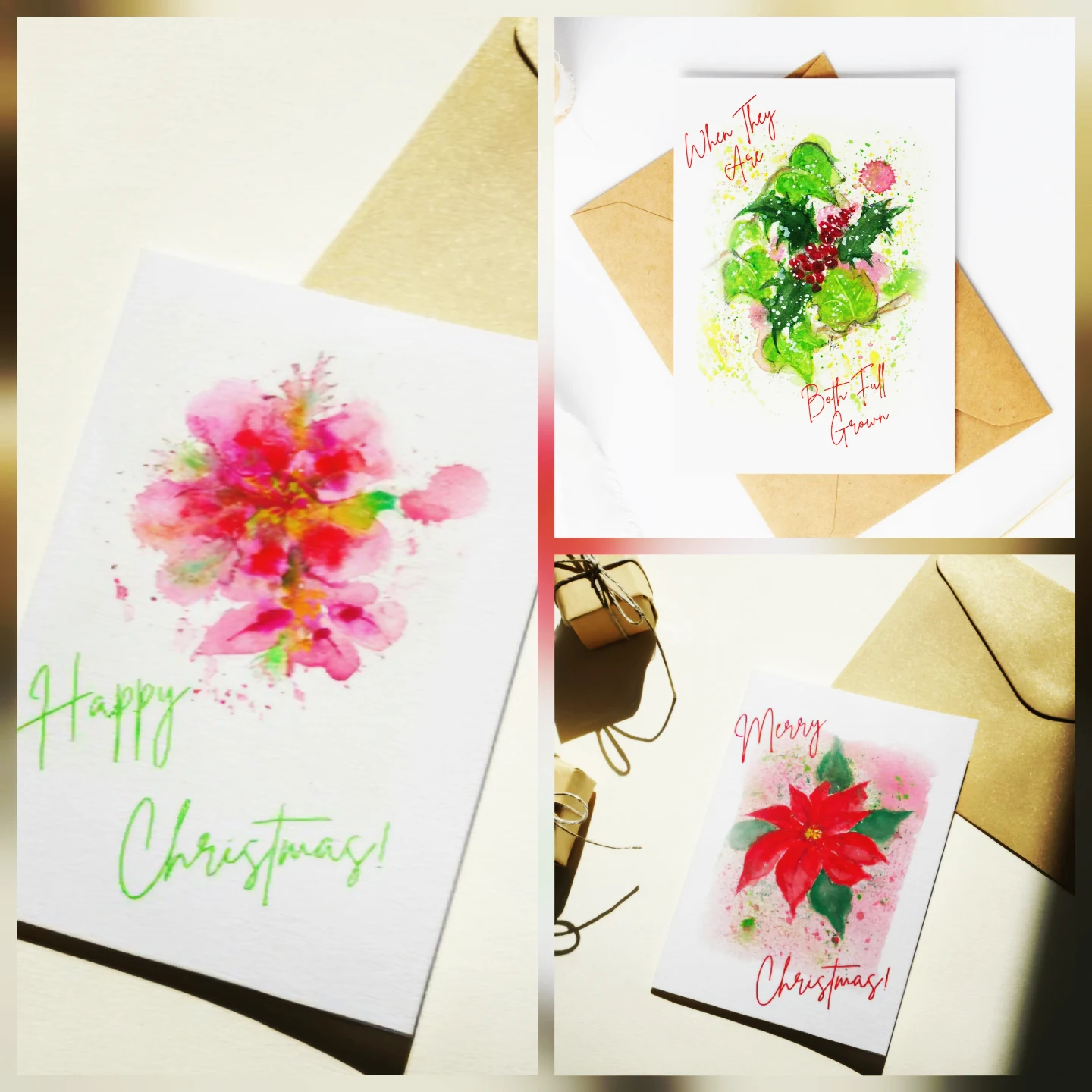 A6 Greeting Card - Christmas Rose