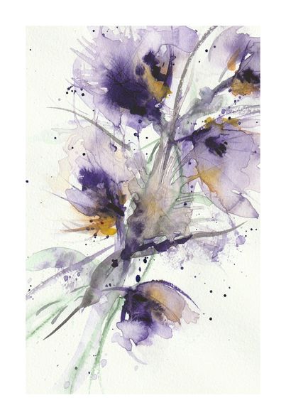 Floral Splash 10"x8" Print