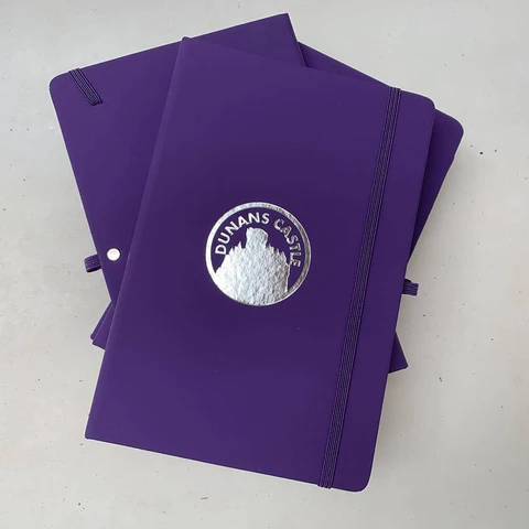 DUNANS CASTLE EMBOSSED A5 NOTEBOOK