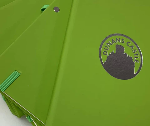 DUNANS CASTLE EMBOSSED A5 NOTEBOOK