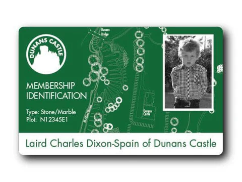 LAIRD OR LADY PERSONALISED ID CARD