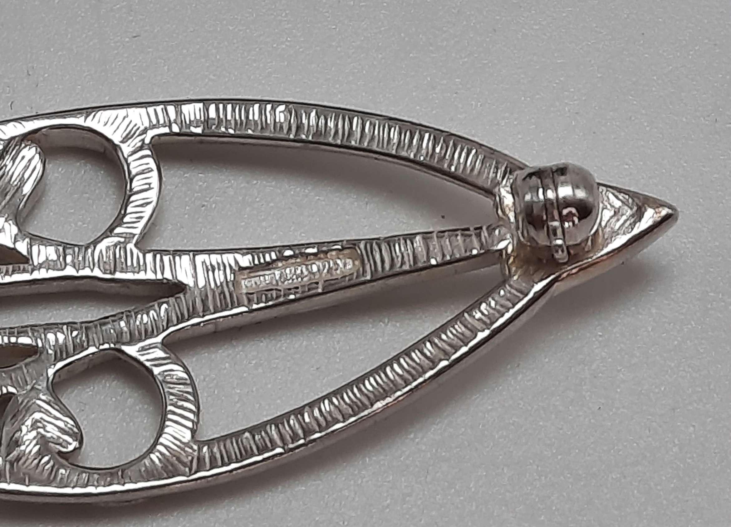 Stunning Sterling Silver Rennie Mackintosh Inspired Brooch with Art Nouveau Style Face
