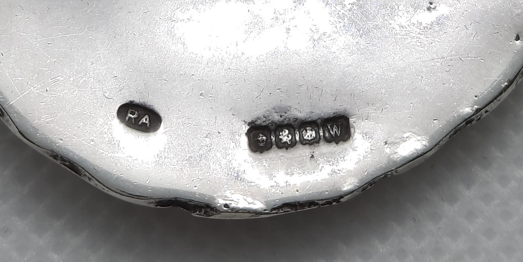 Sterling Silver Robert Allison Viking Boat Brooch - Glasgow 1945