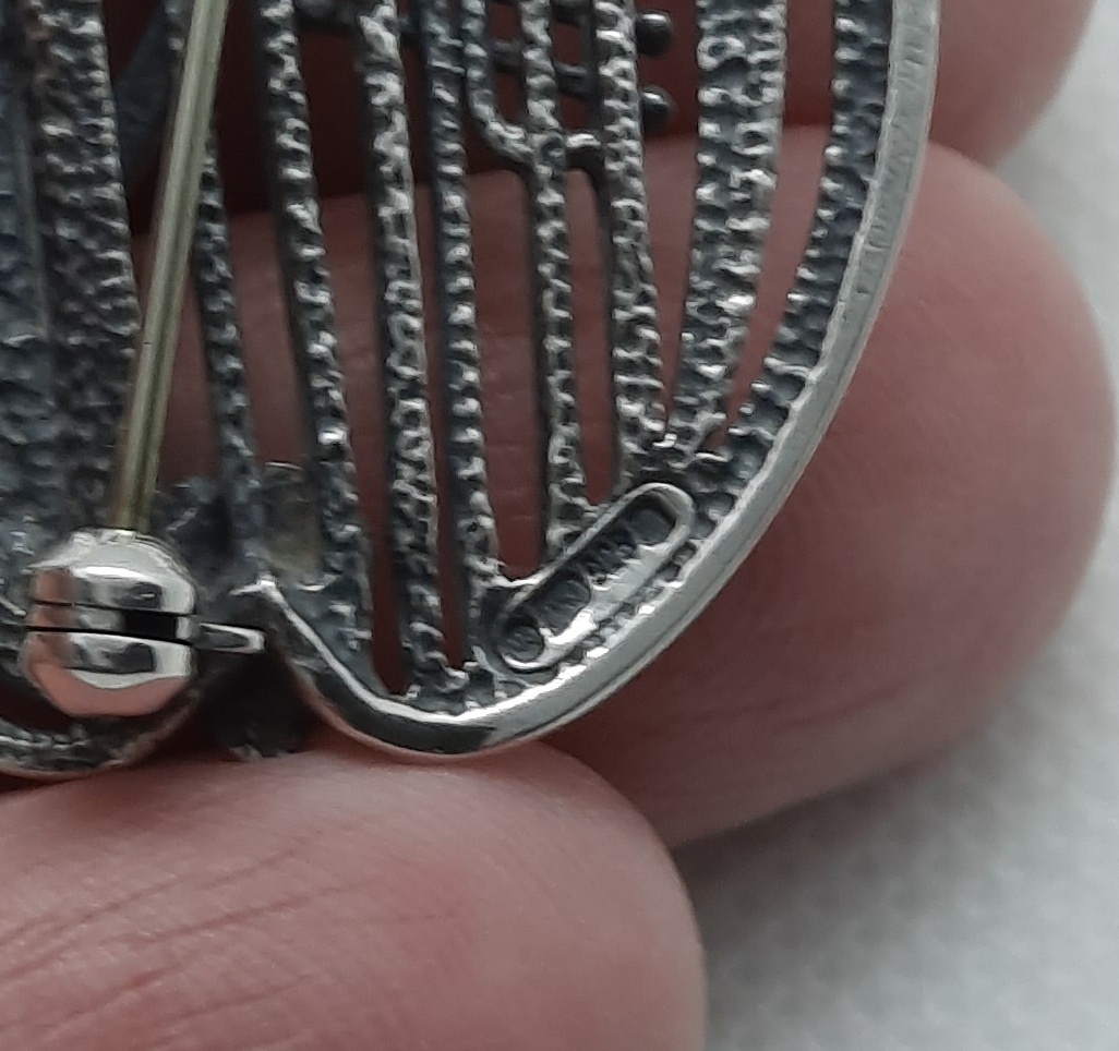 Malcolm Gray ORTAK Rennie Mackintosh Large Figural Brooch