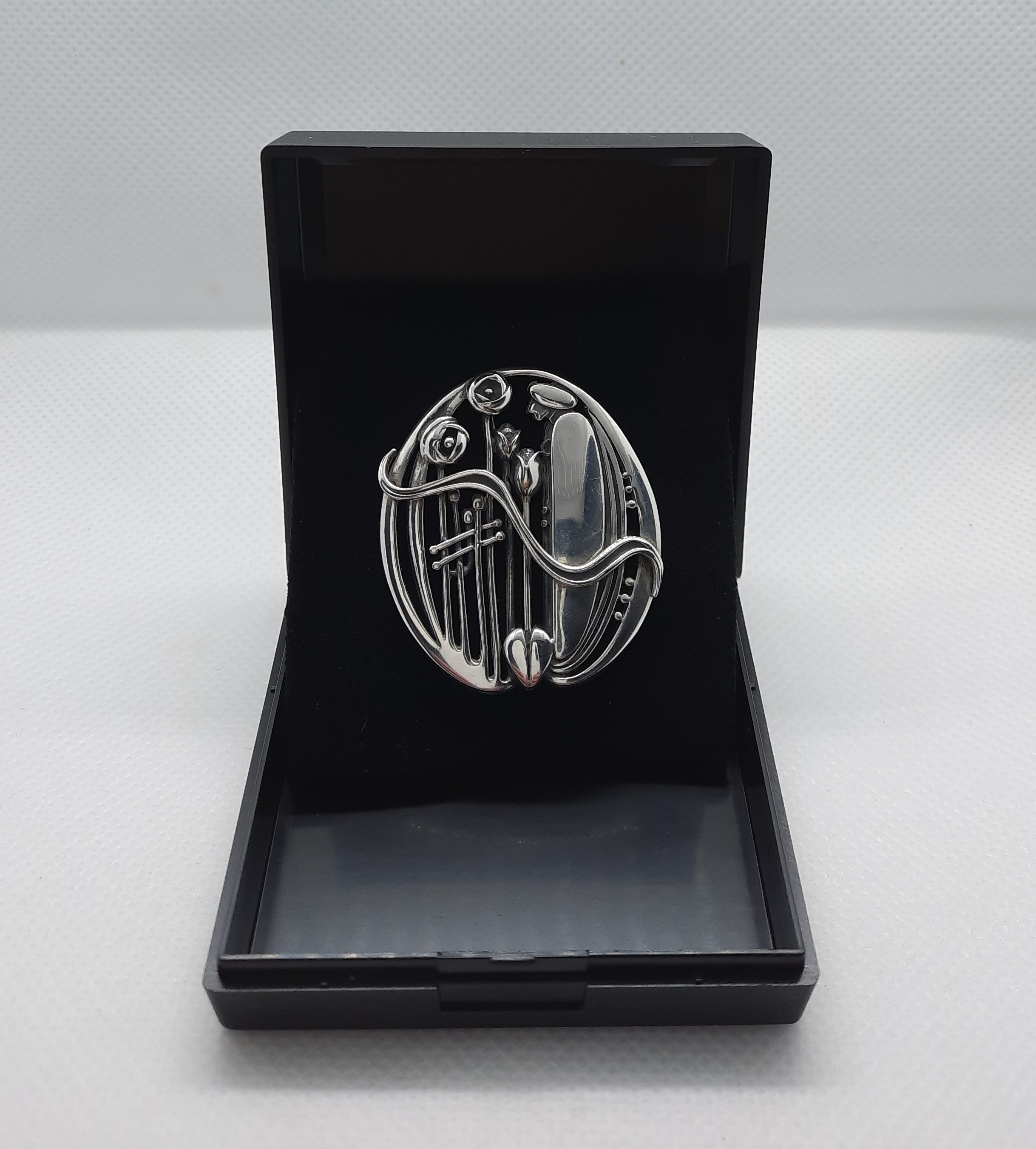 Malcolm Gray ORTAK Rennie Mackintosh Large Figural Brooch