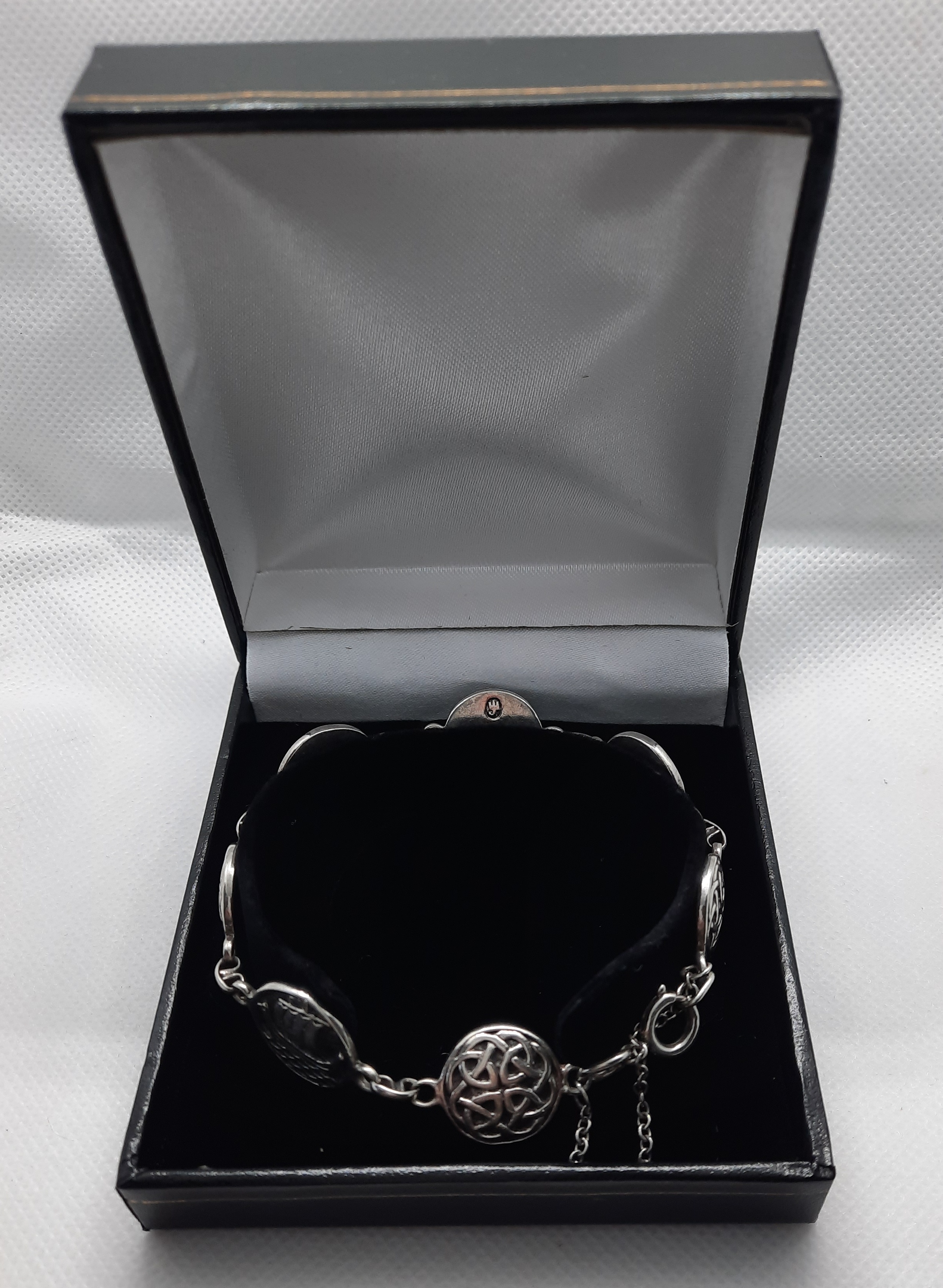 Vintage Sterling Silver John Hart Iona Viking Bracelet