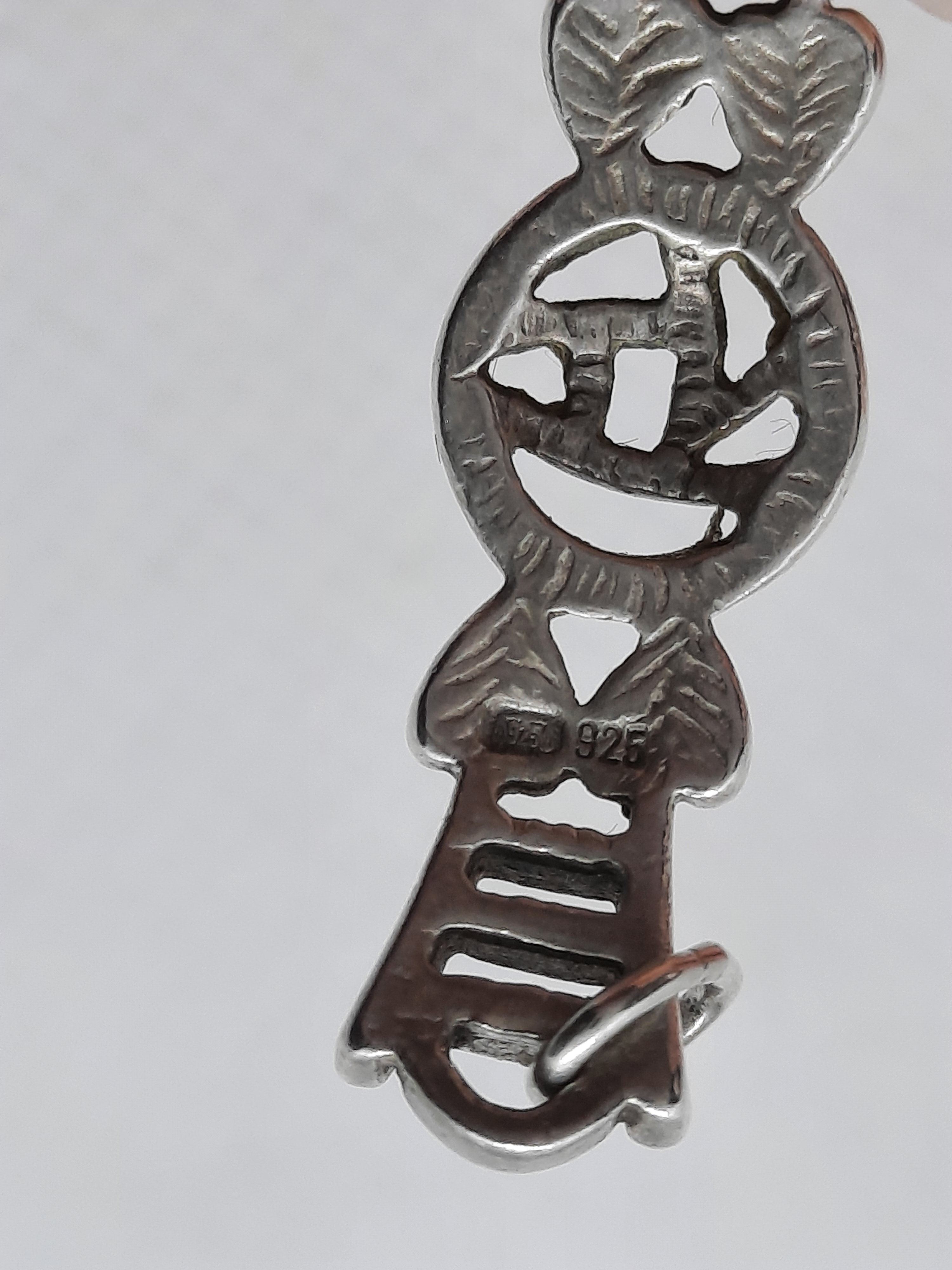 Sterling Silver Rennie Mackintosh Glasgow Rose Design Bracelet