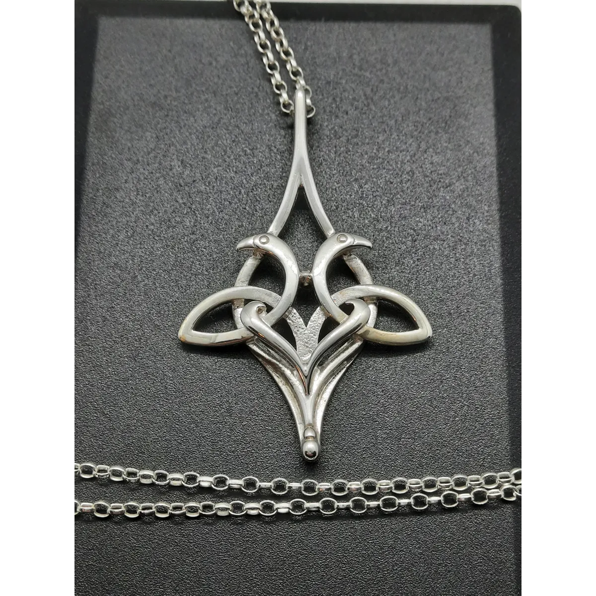 Sterling Silver Ola Gorie Kells Bird Pendant and Chain