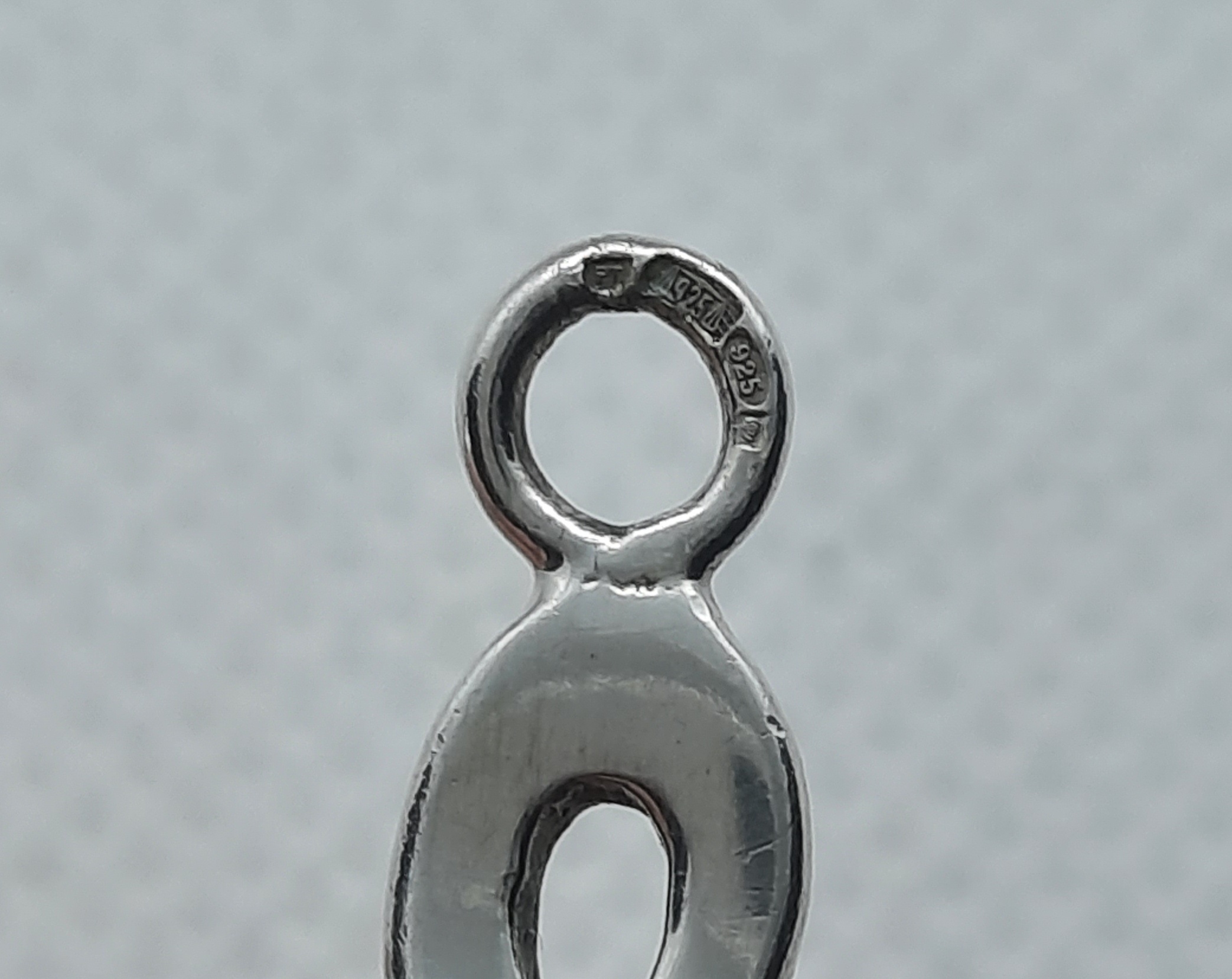 Ornate Scroll Design Clip Bangle in Sterling Silver in Box