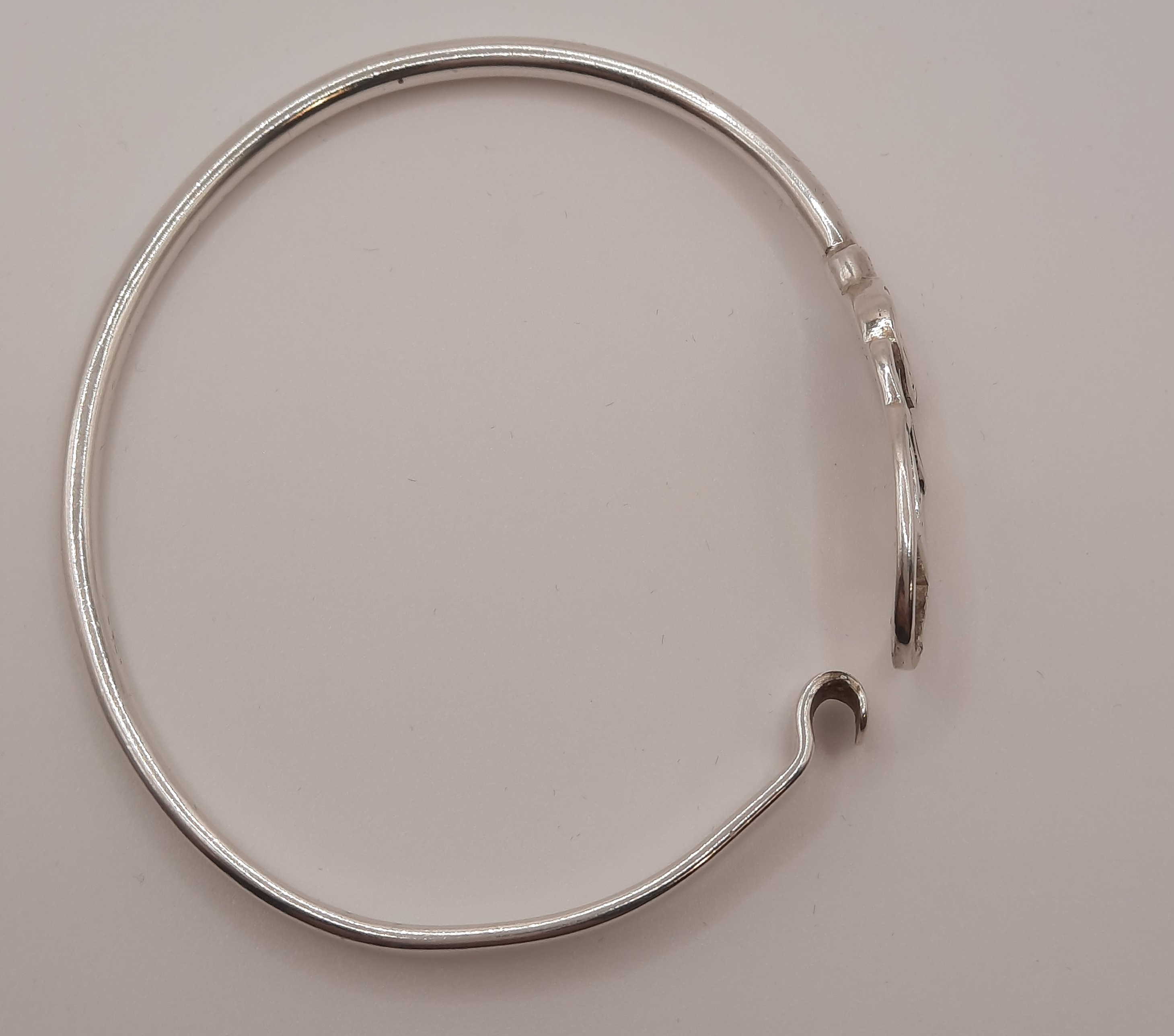 Sterling Silver Rennie Mackintosh Inspired Bangle in Original Box