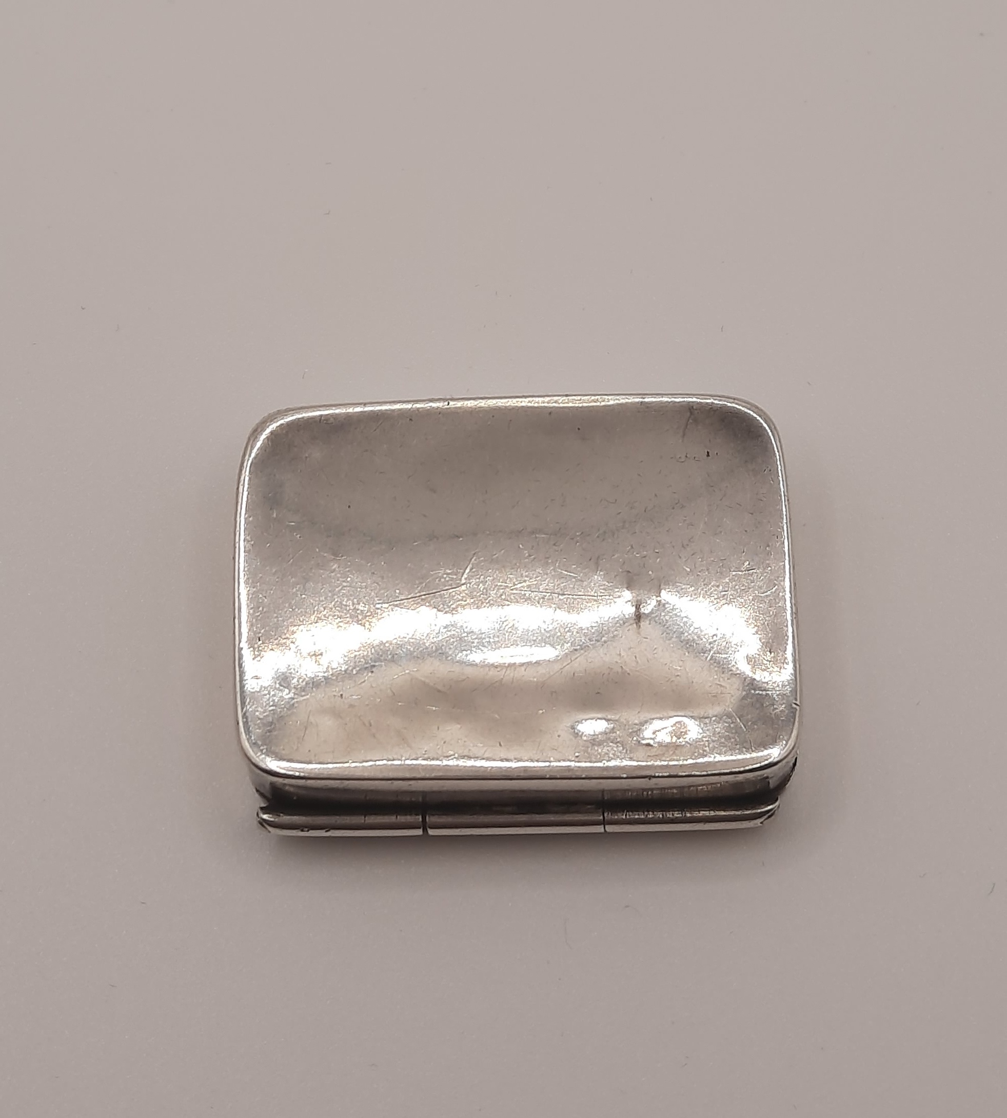 Antique Sterling Silver Pill Box - Fully Hallmarked Birmingham 1905 - Adie and Lovekin