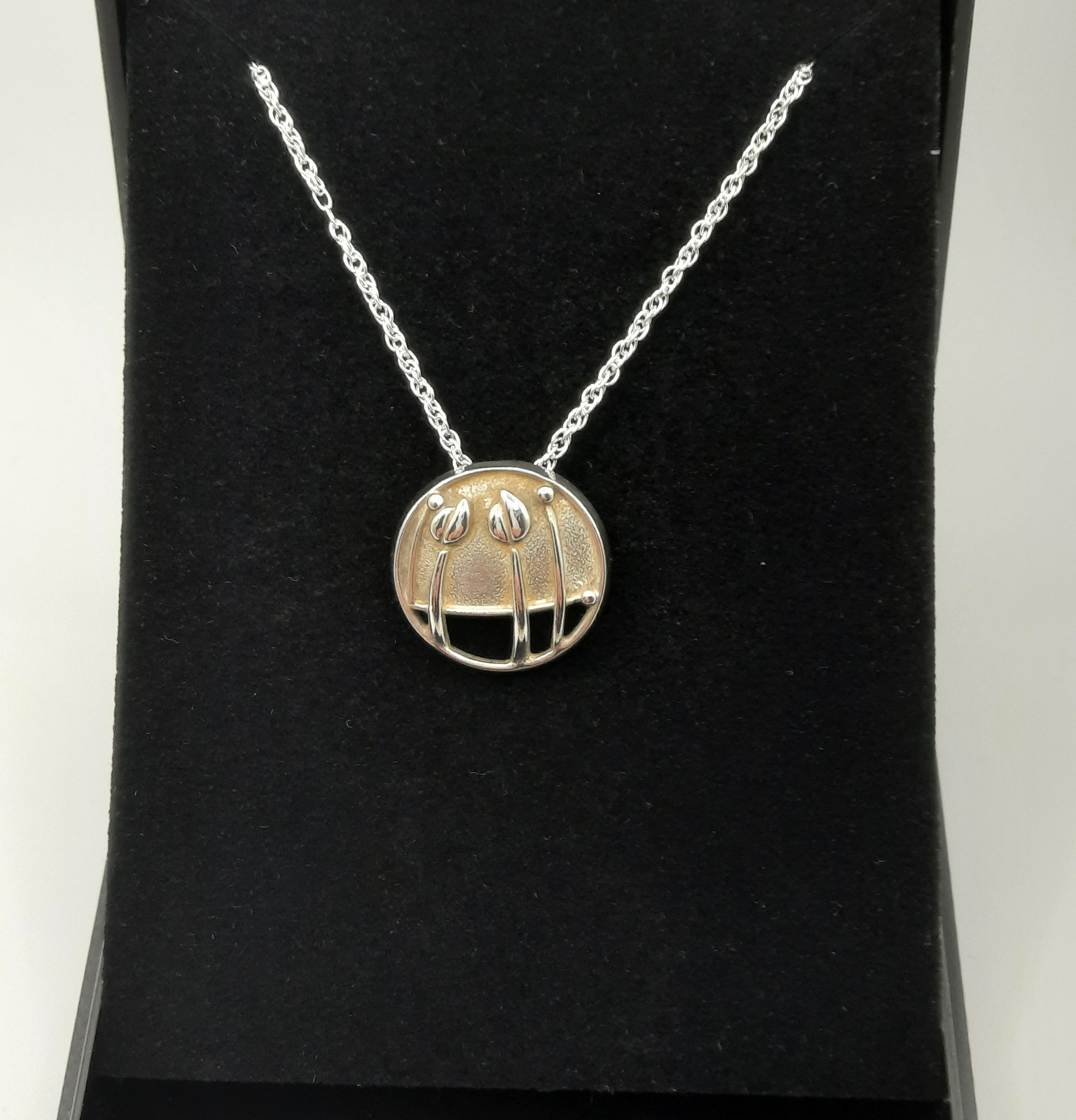 Sterling Silver Ola Gorie 'Rose Boudoir' Pendant and Chain