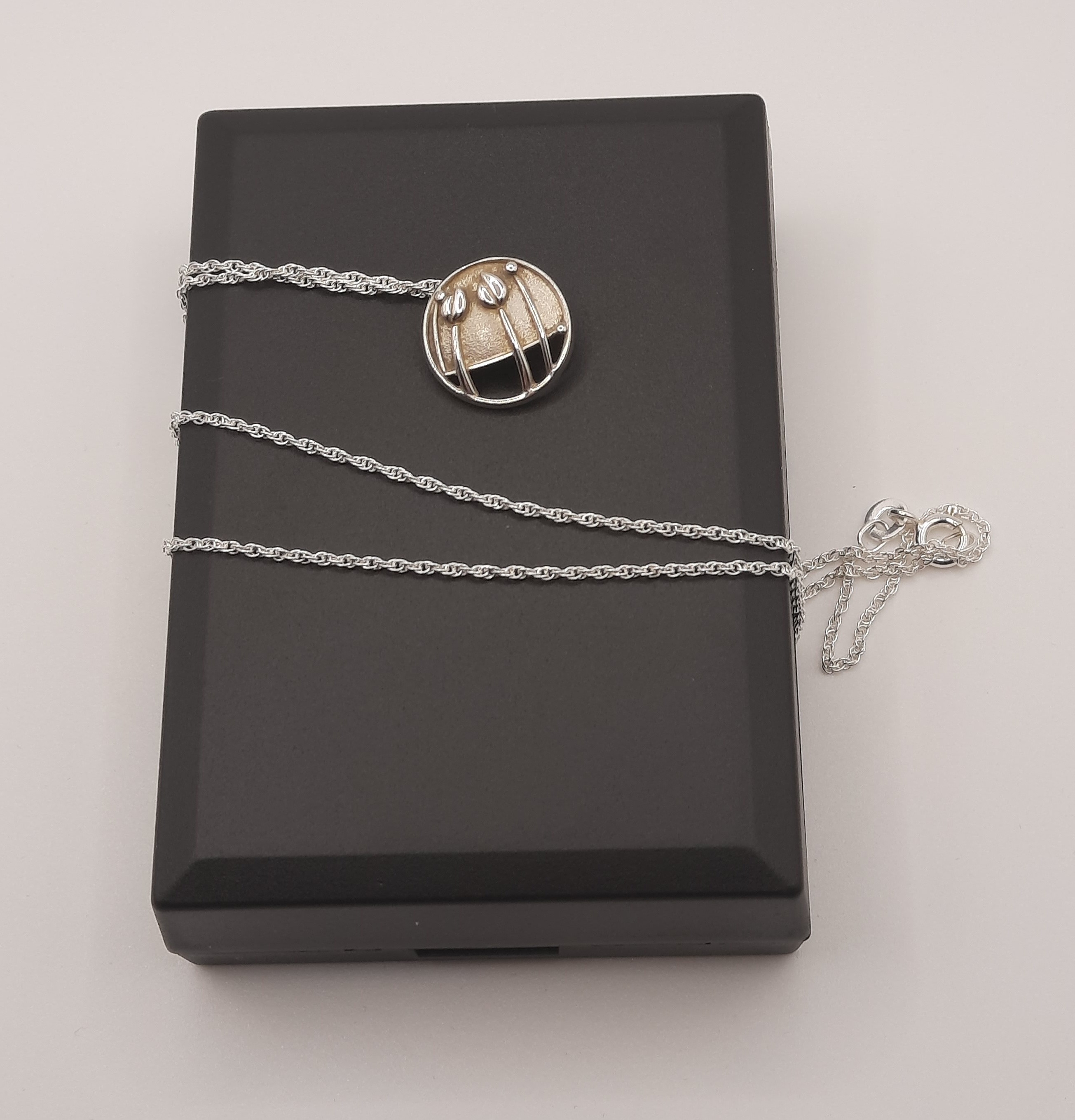 Sterling Silver Ola Gorie 'Rose Boudoir' Pendant and Chain