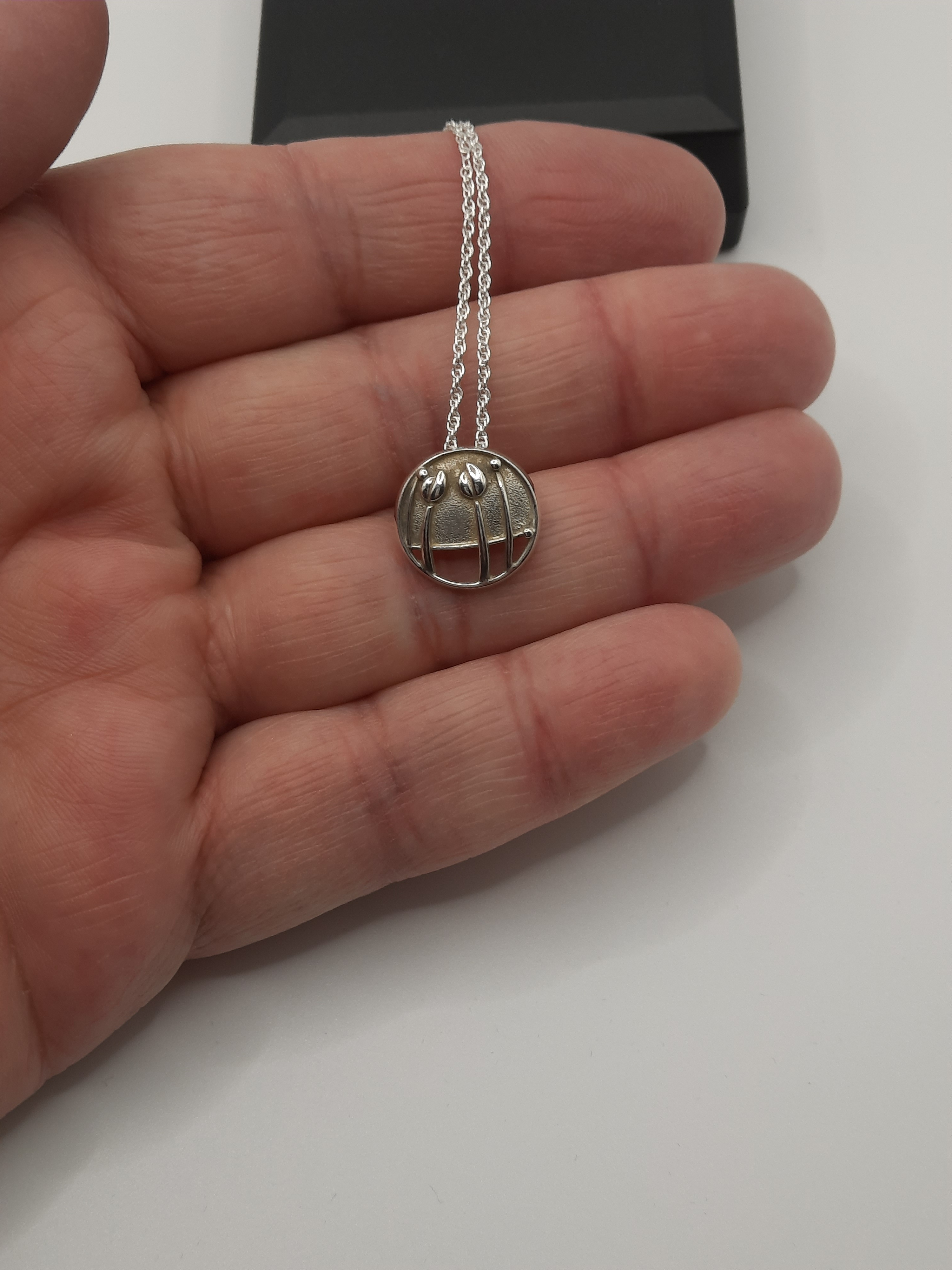 Sterling Silver Ola Gorie 'Rose Boudoir' Pendant and Chain