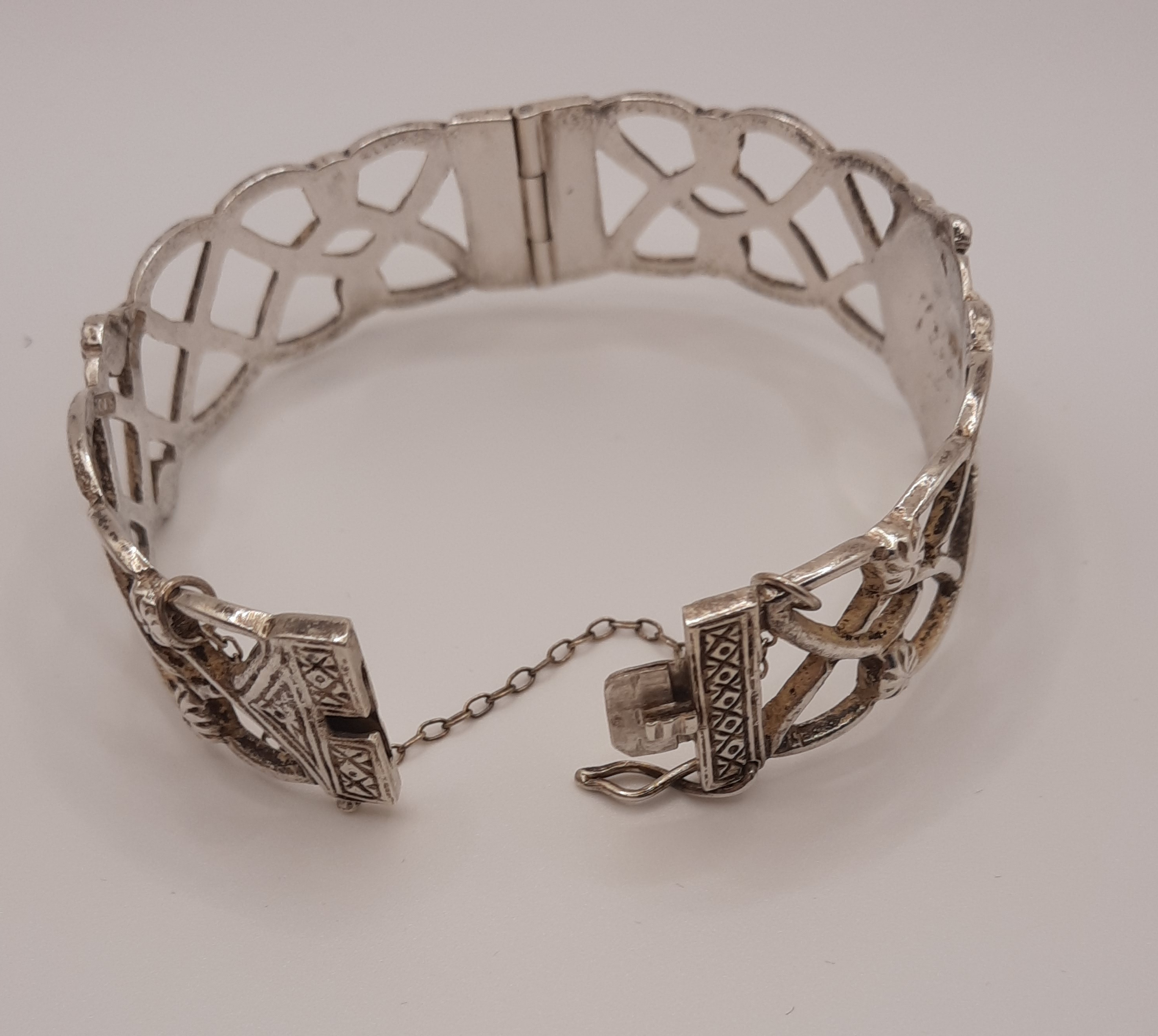 Sterling Silver Antique Bangle by Joseph Cook & Son - Hallmarked 1914