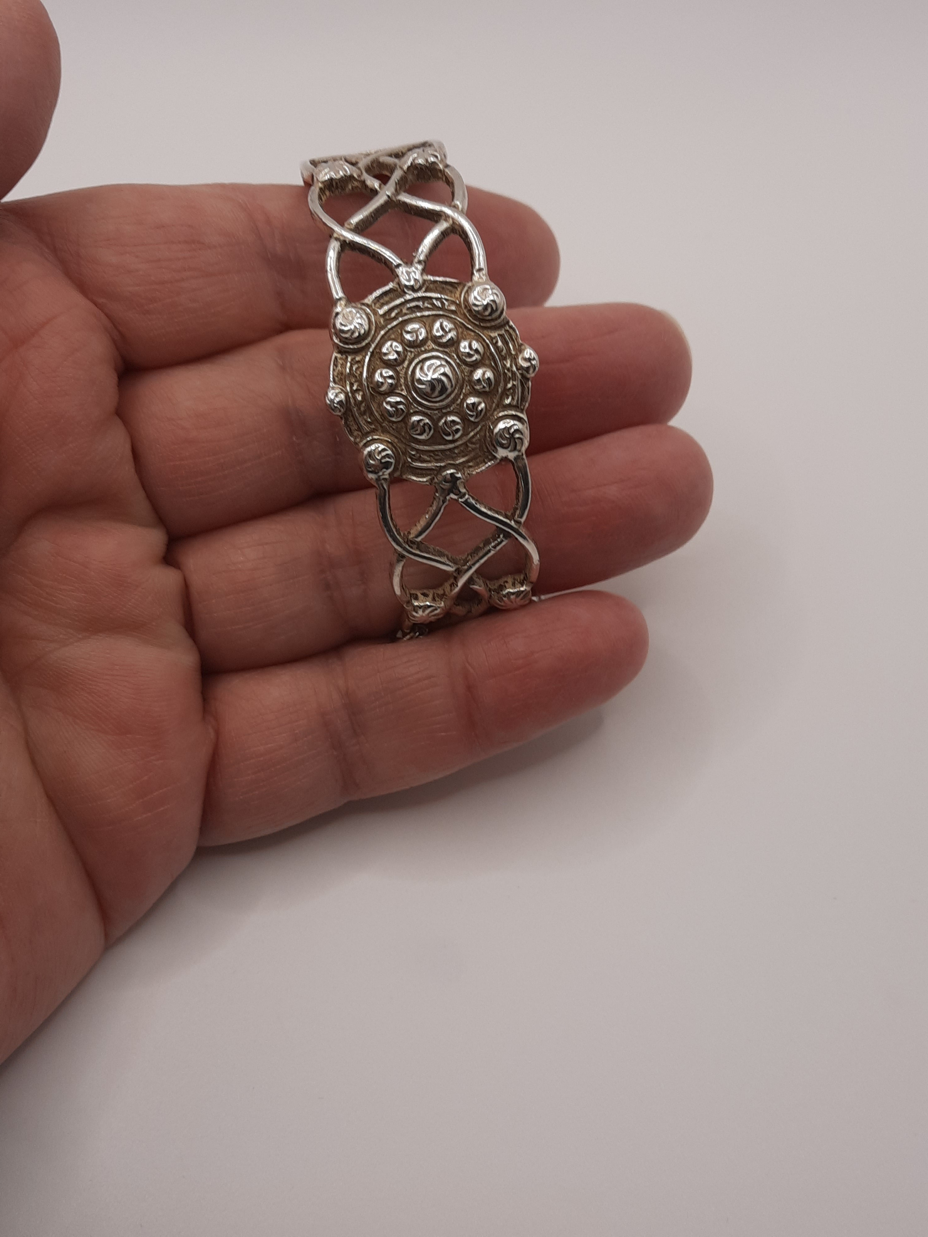 Sterling Silver Antique Bangle by Joseph Cook & Son - Hallmarked 1914