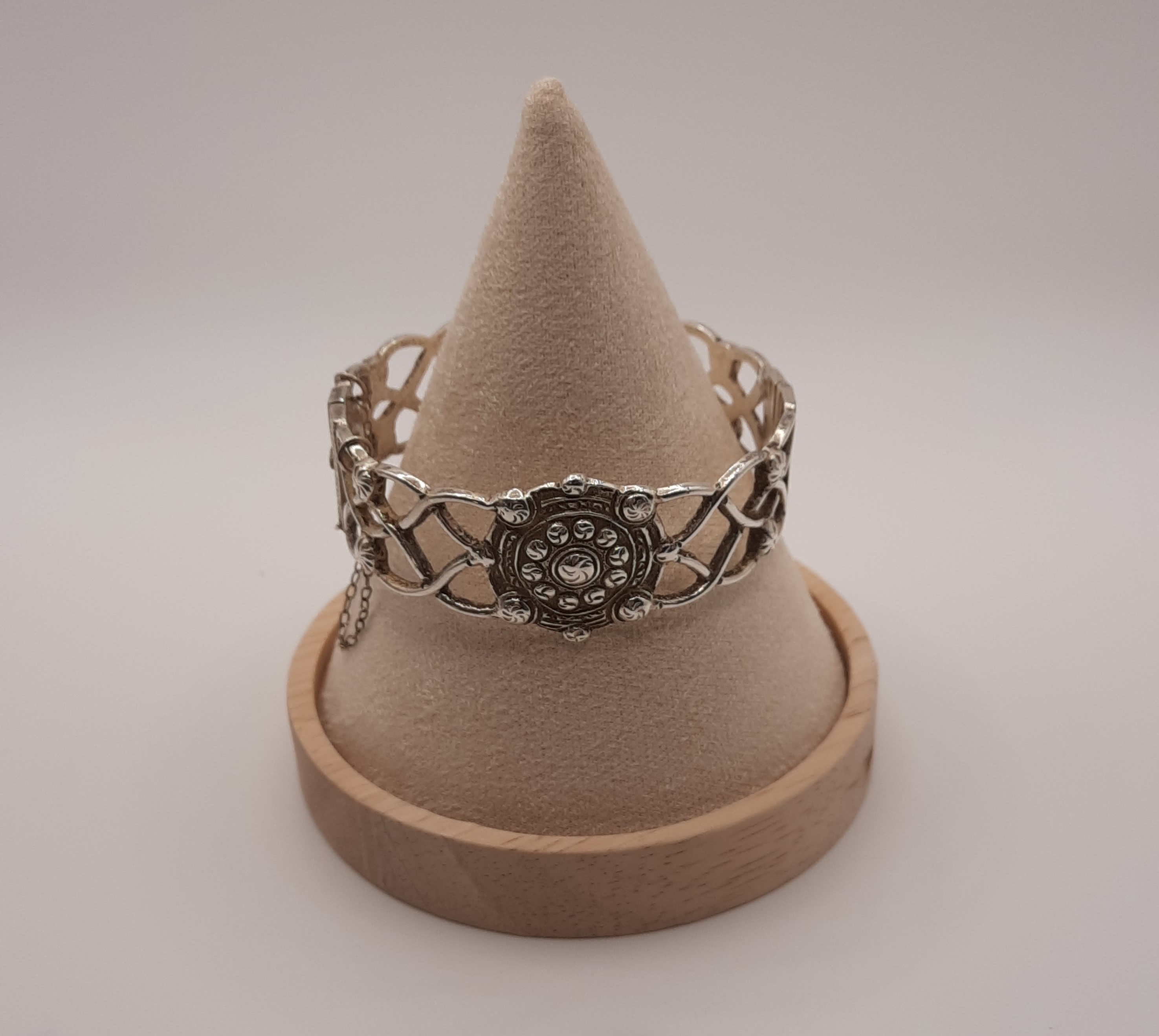 Sterling Silver Antique Bangle by Joseph Cook & Son - Hallmarked 1914