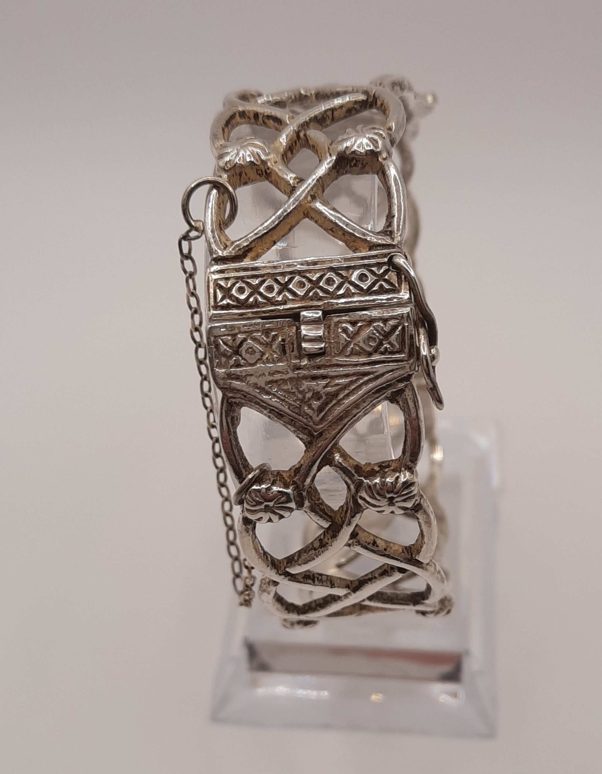 Sterling Silver Antique Bangle by Joseph Cook & Son - Hallmarked 1914