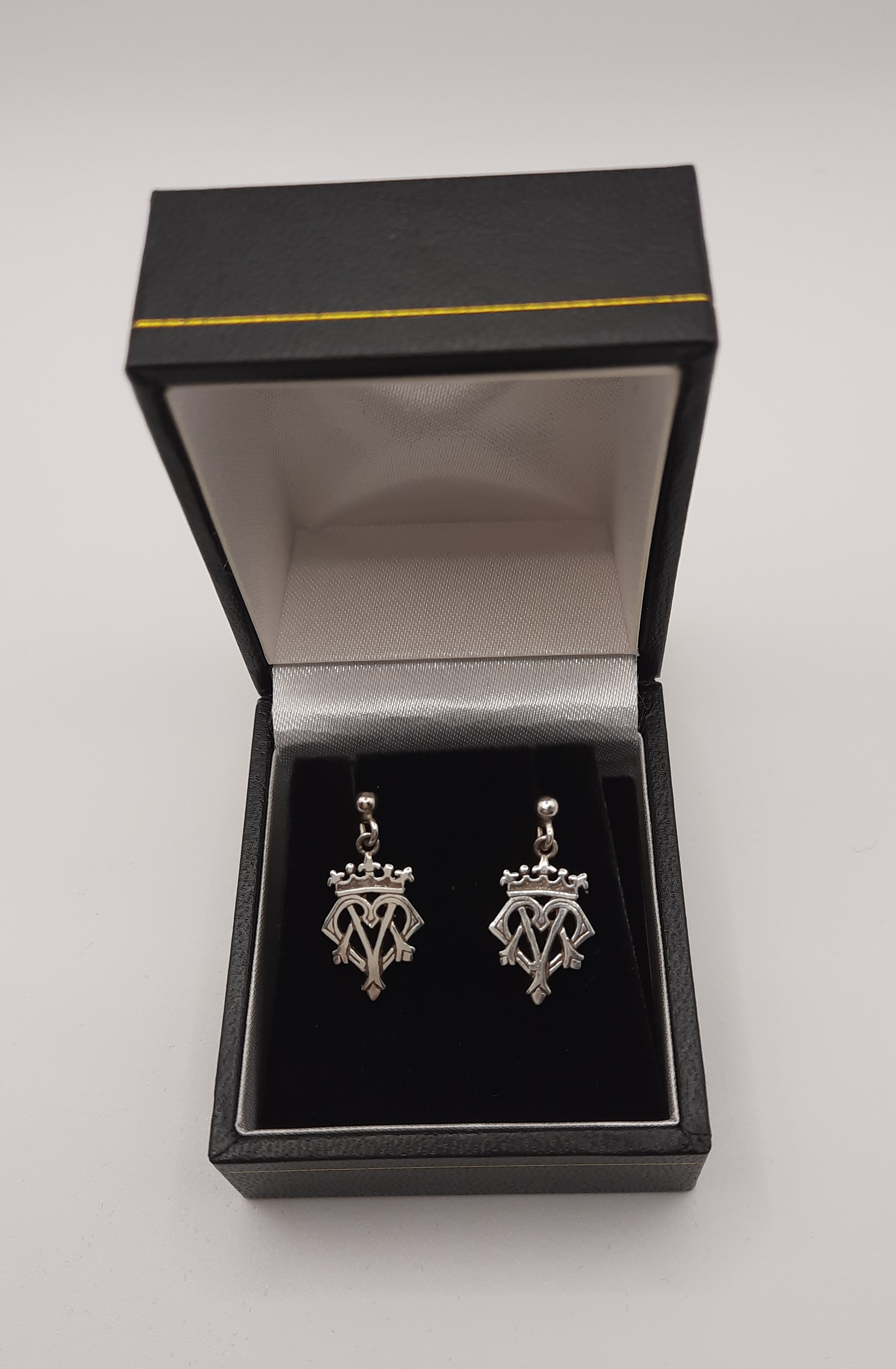 Ortak Sterling Silver Luckenbooth Drop Earrings