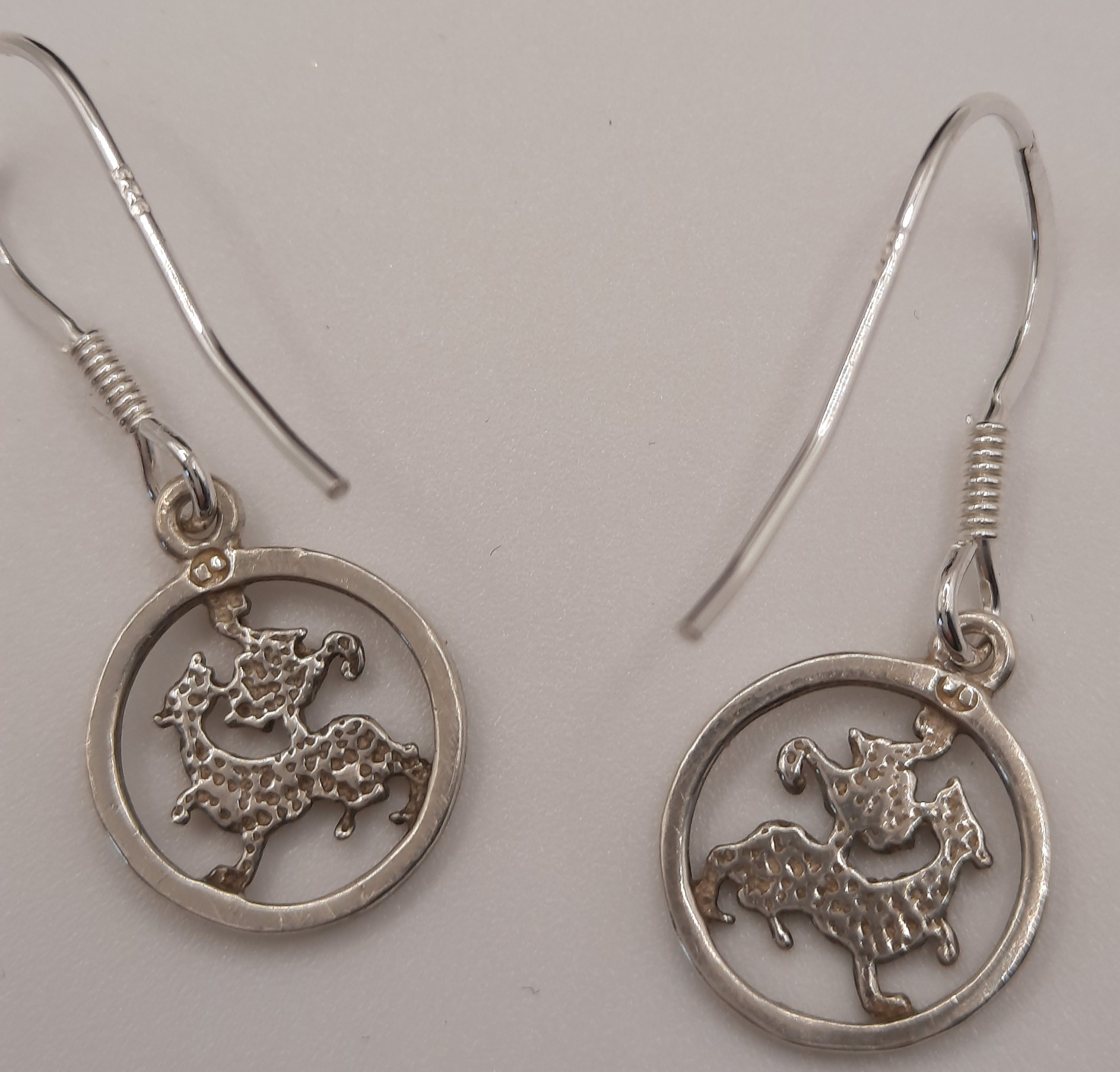 ORTAK Maeshowe Dragon Drop Earrings in Sterling Silver