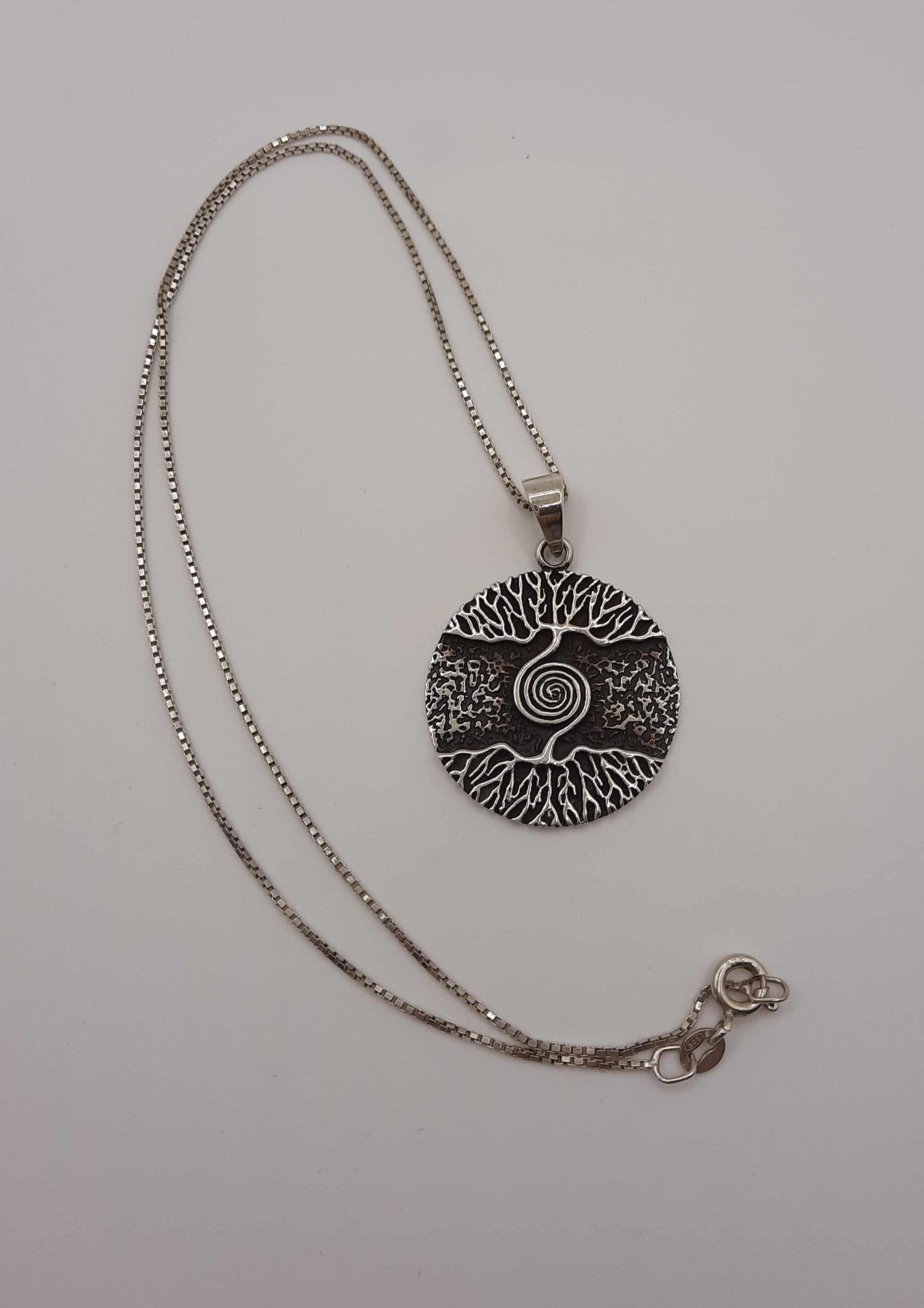 Sterling Silver Tree of Life Pendant and Chain