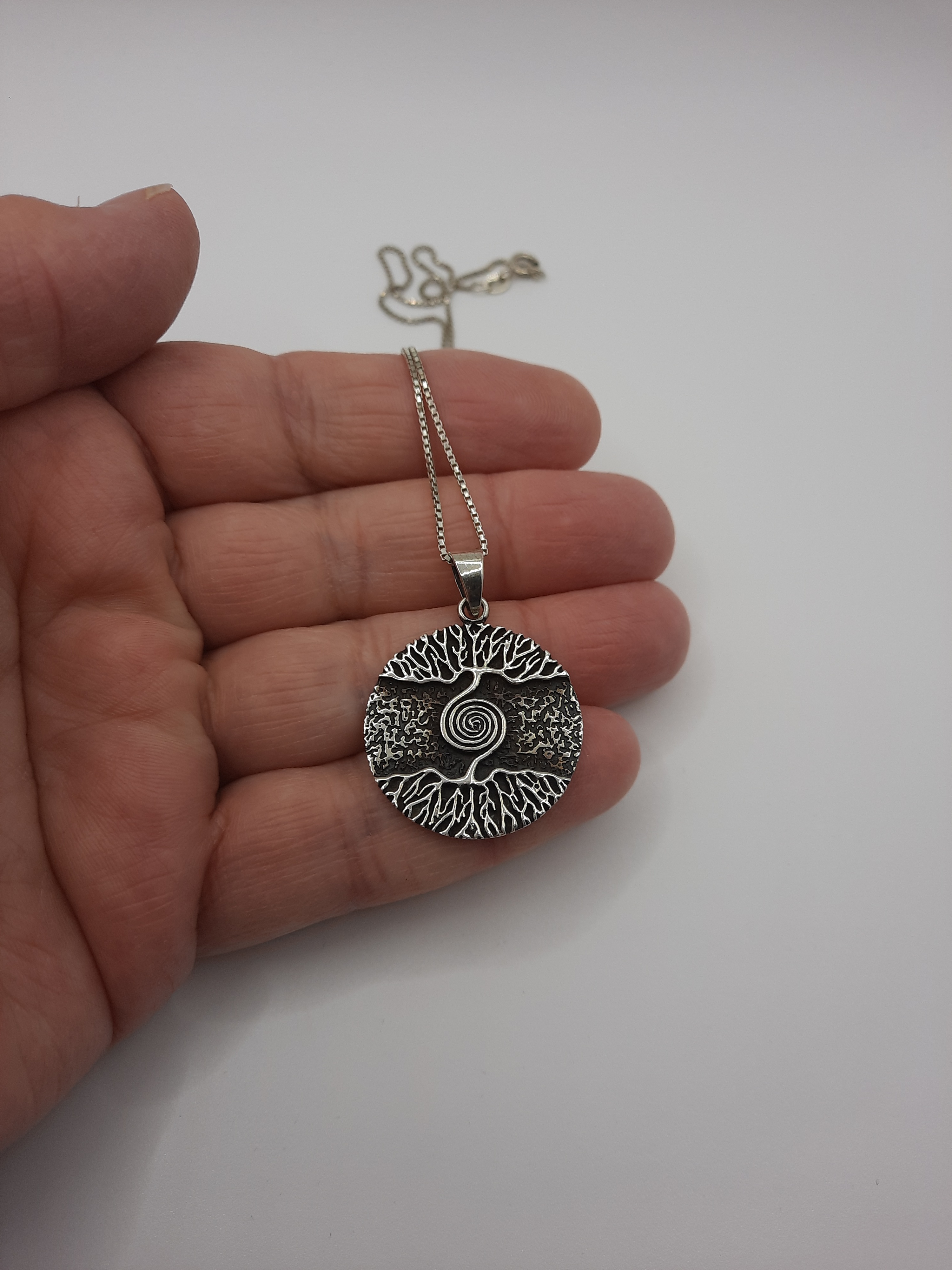 Sterling Silver Tree of Life Pendant and Chain